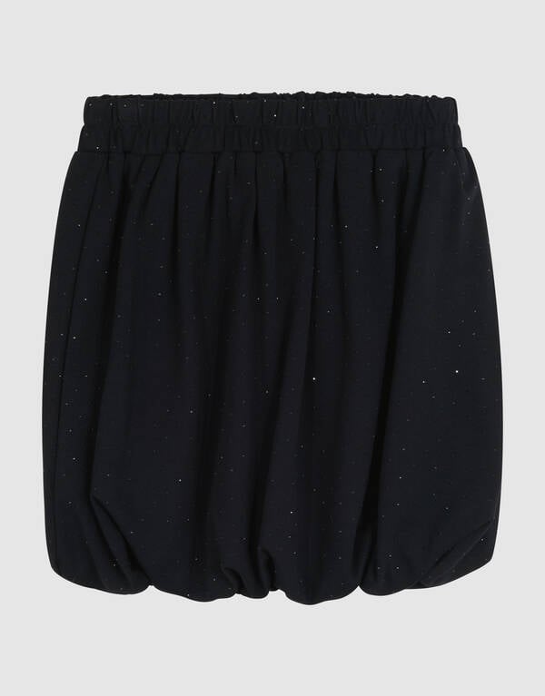 Strass Balloon Mini Rok Zwart SHOEBY GIRLS