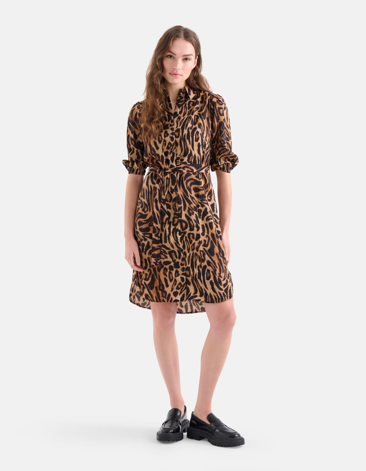 Leopard Short Jurk SHOEBY WOMEN