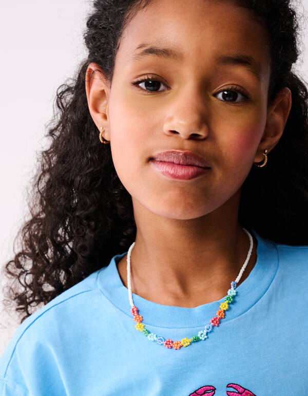 Crab Artwork T-shirt Blauw SHOEBY GIRLS