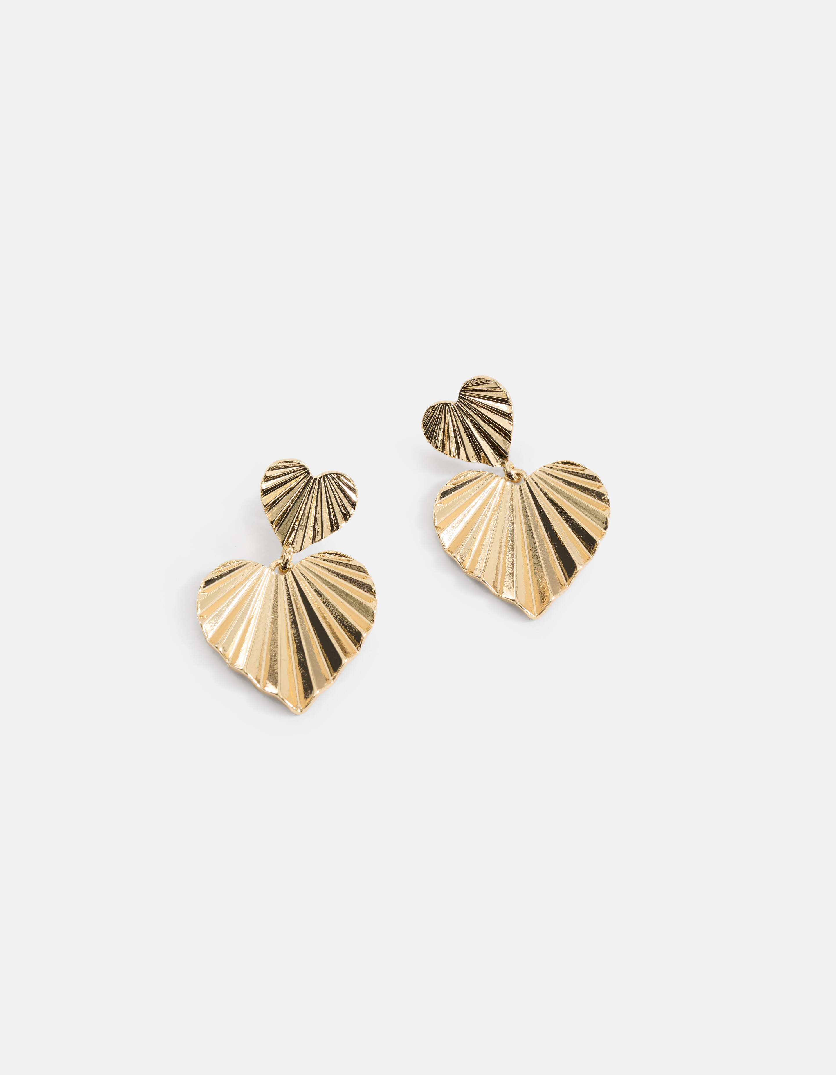 Double Heart Oorbellen Goud SHOEBY ACCESSOIRES