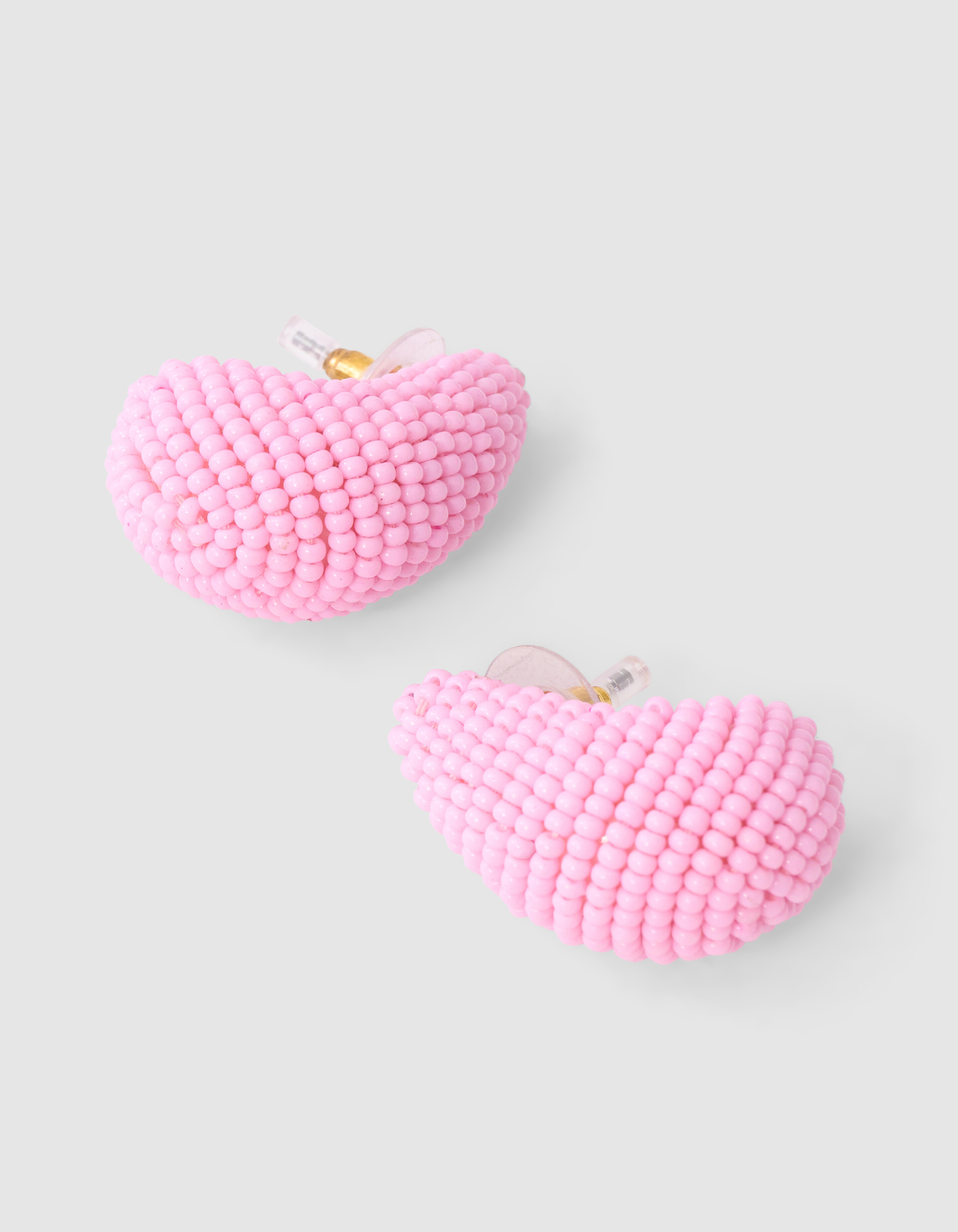 Beaded Drop Oorbellen Roze SHOEBY ACCESSOIRES