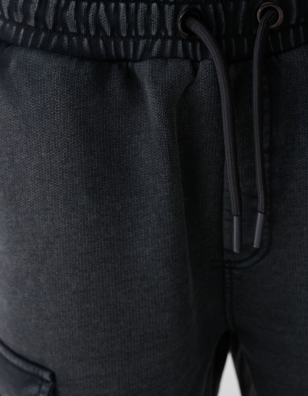 Loose Fit Cargo Short Donkergrijs SHOEBY BOYS