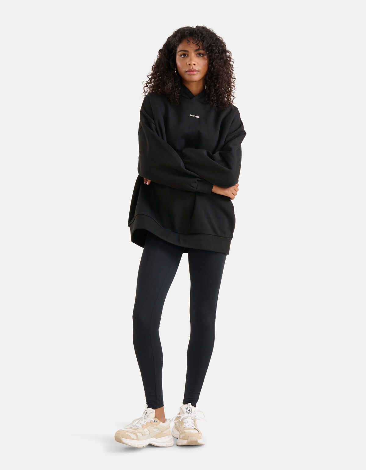 Artwork Hoodie Zwart SHOEBY WOMEN