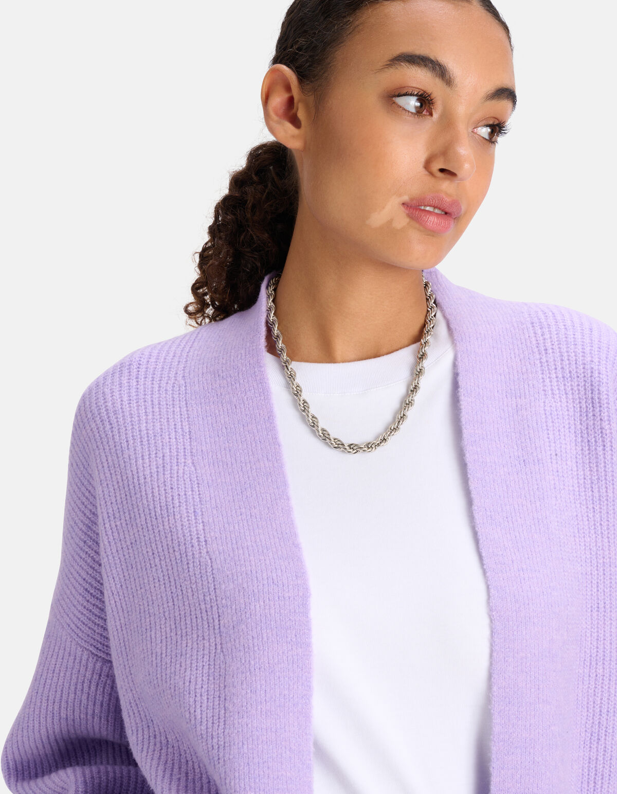 Gebreid Vest Lichtpaars SHOEBY WOMEN