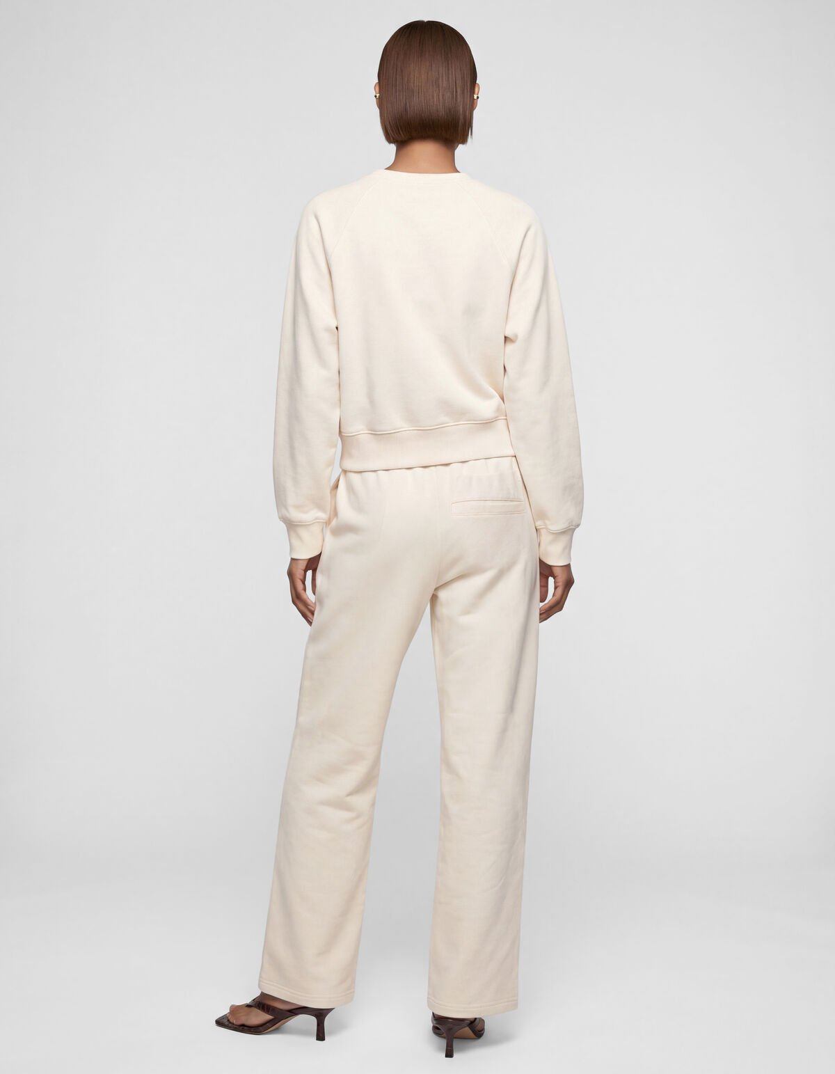 Big Shoulder Sweater Gebroken Wit SHOEBY WOMEN