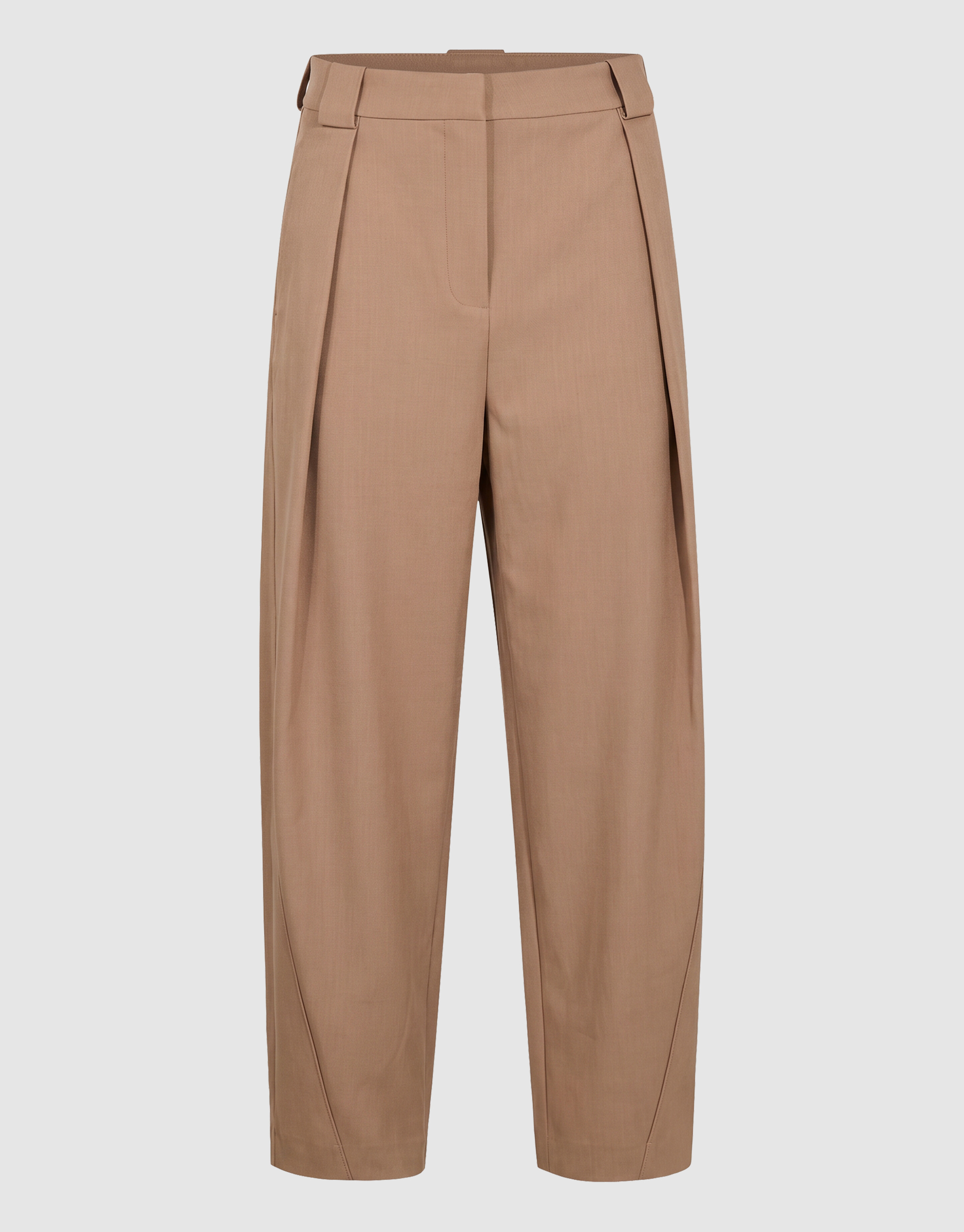 Woven Detailed Broek Bruin SHOEBY WOMEN