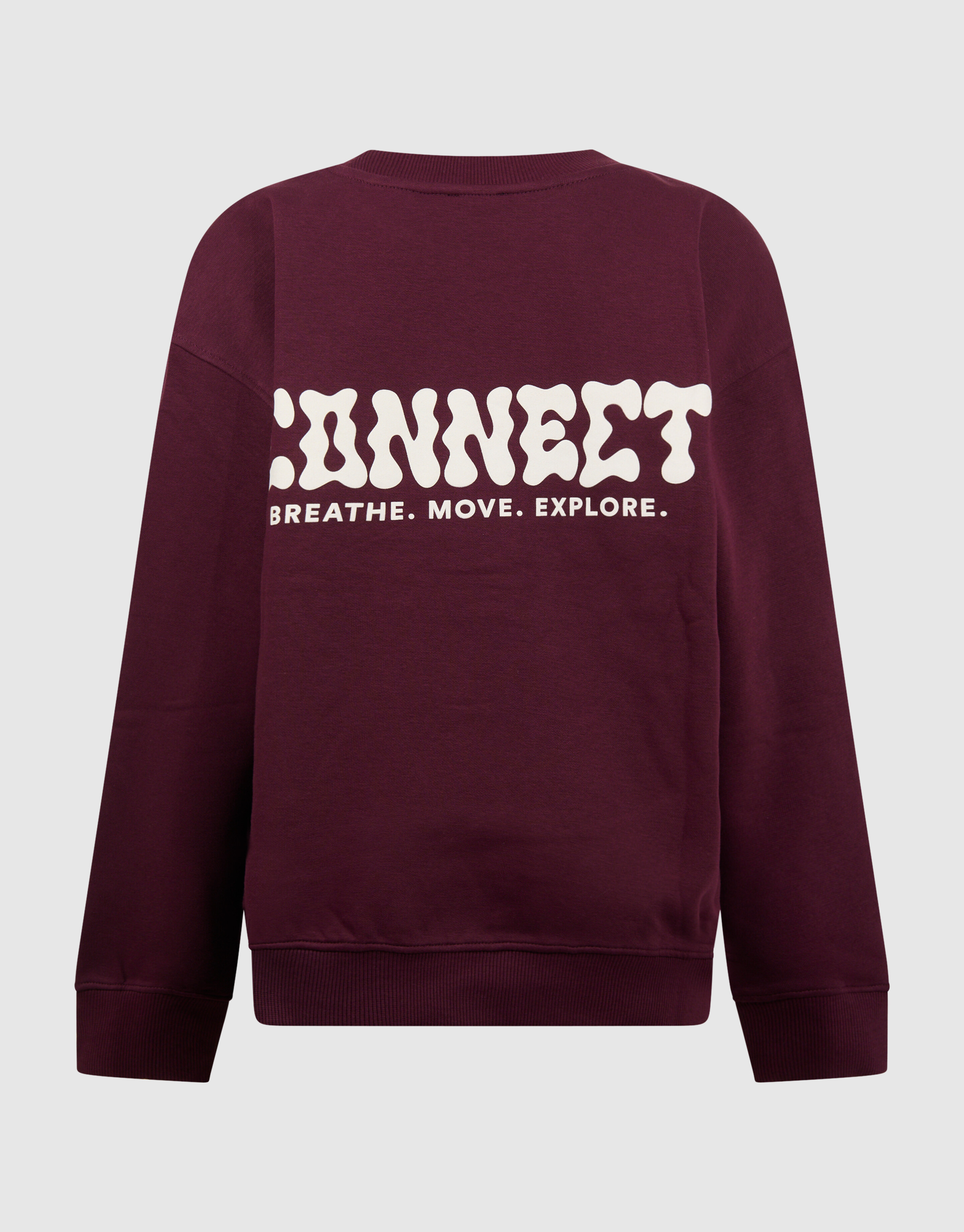 Connect Artwork Sweater Donkerrood SHOEBY BOYS