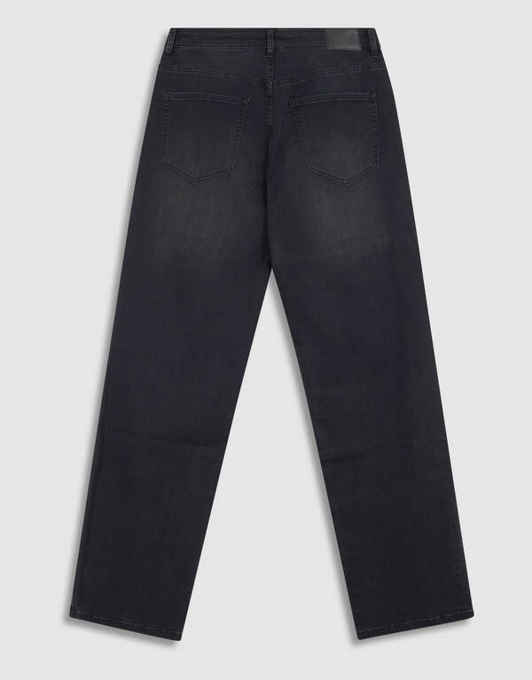 Straight Fit Jeans Donkergrijs SHOEBY WOMEN