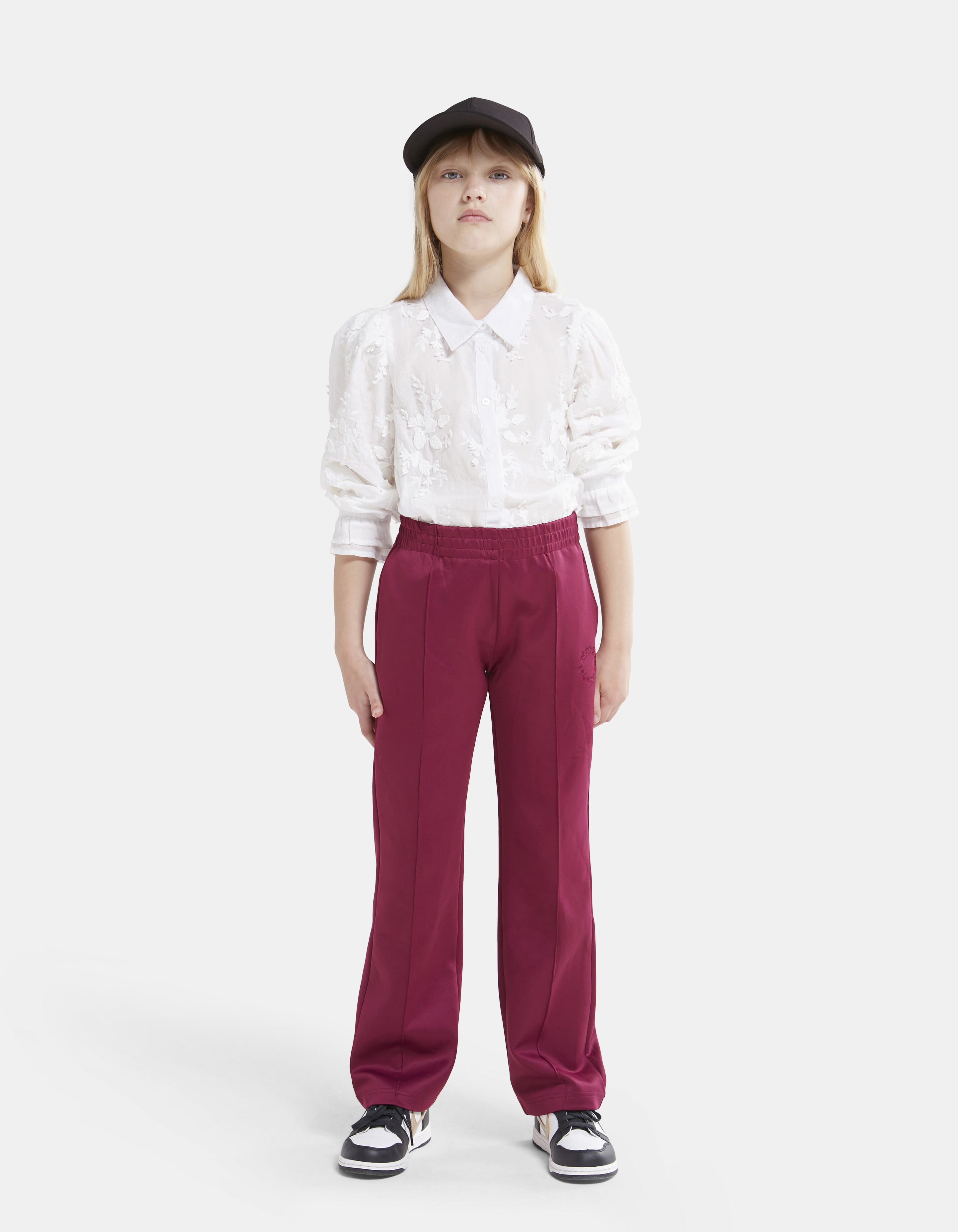 Geborduurde Blouse Wit SHOEBY GIRLS