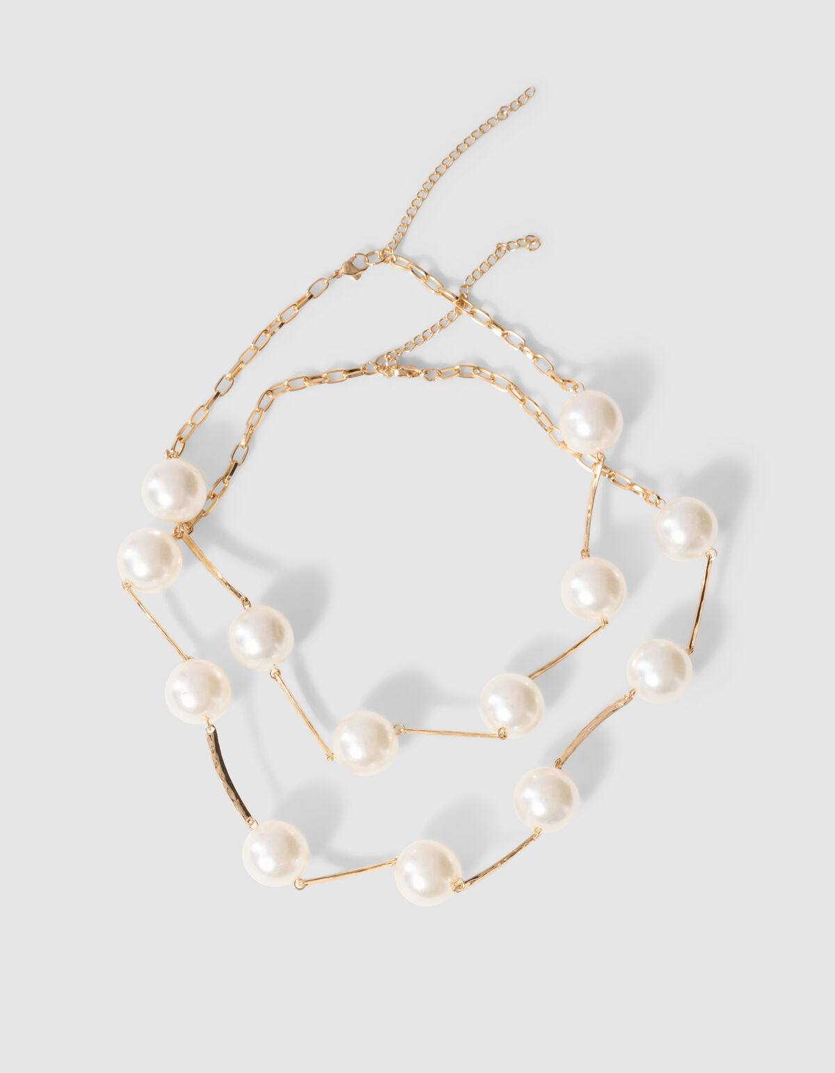 Double Pearl Ketting Goud SHOEBY ACCESSOIRES