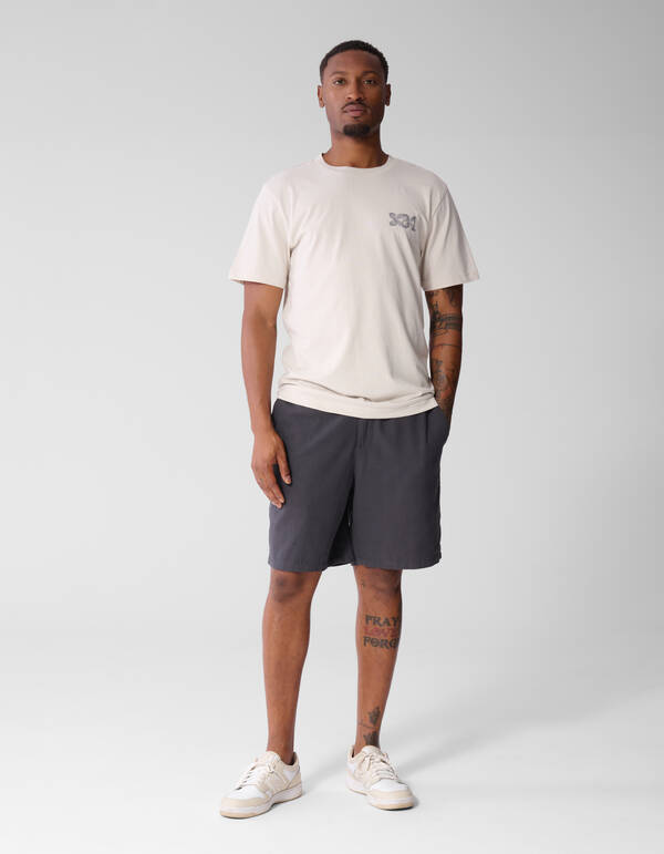 Stripe Mix T-shirt Gebroken Wit SHOEBY MEN