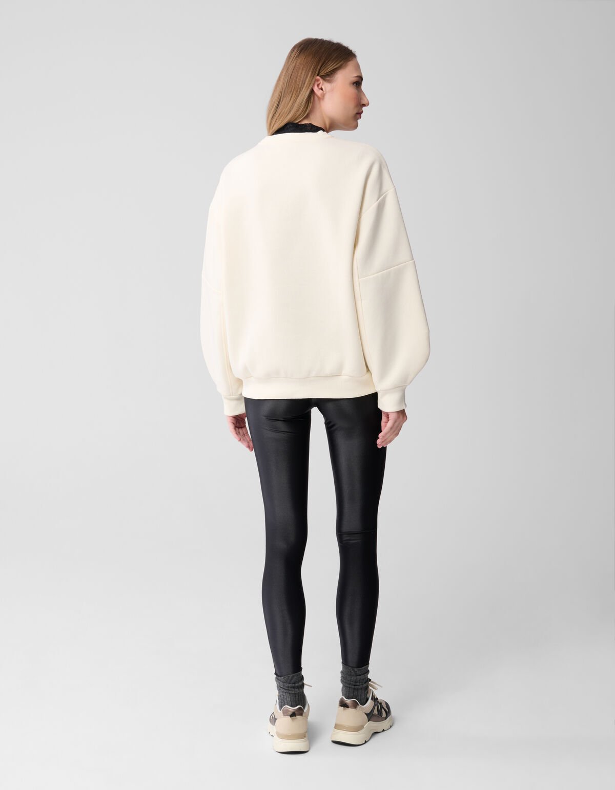 Big Sleeve Sweater Gebroken Wit SHOEBY WOMEN
