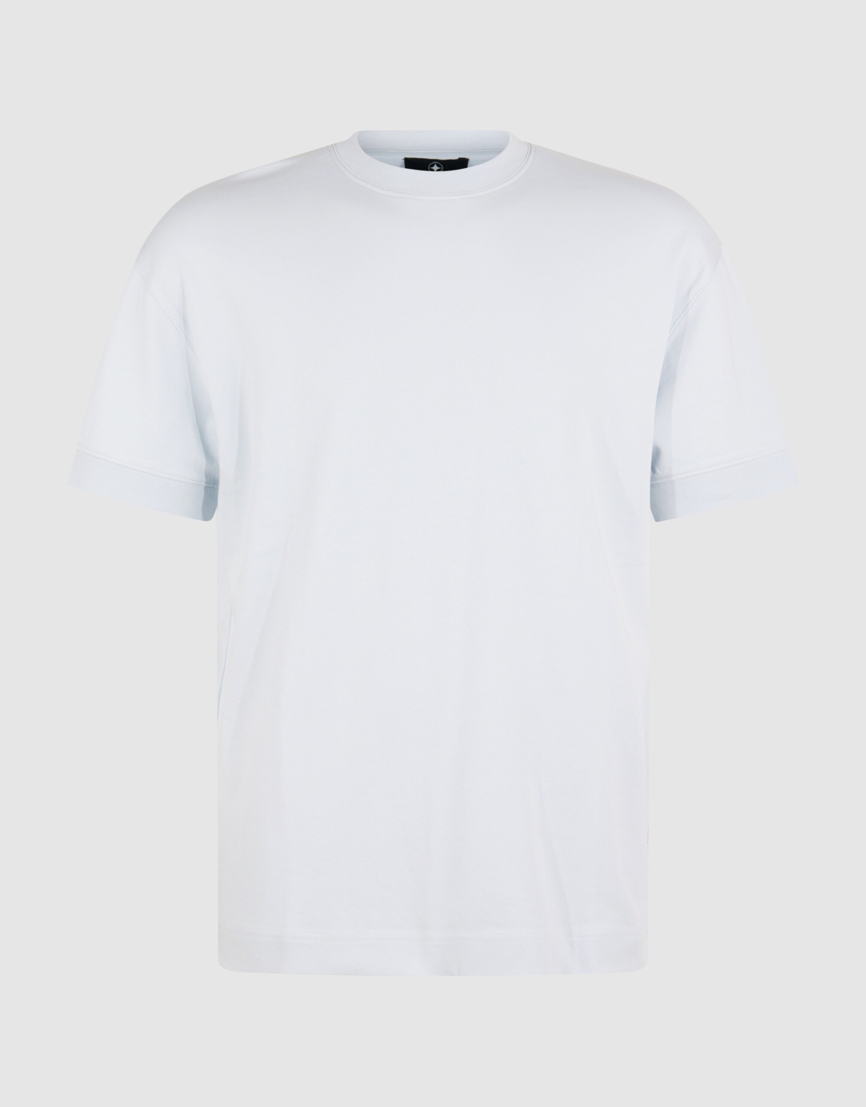 Cuffed Logo T-shirt Lichtblauw SHOEBY MEN