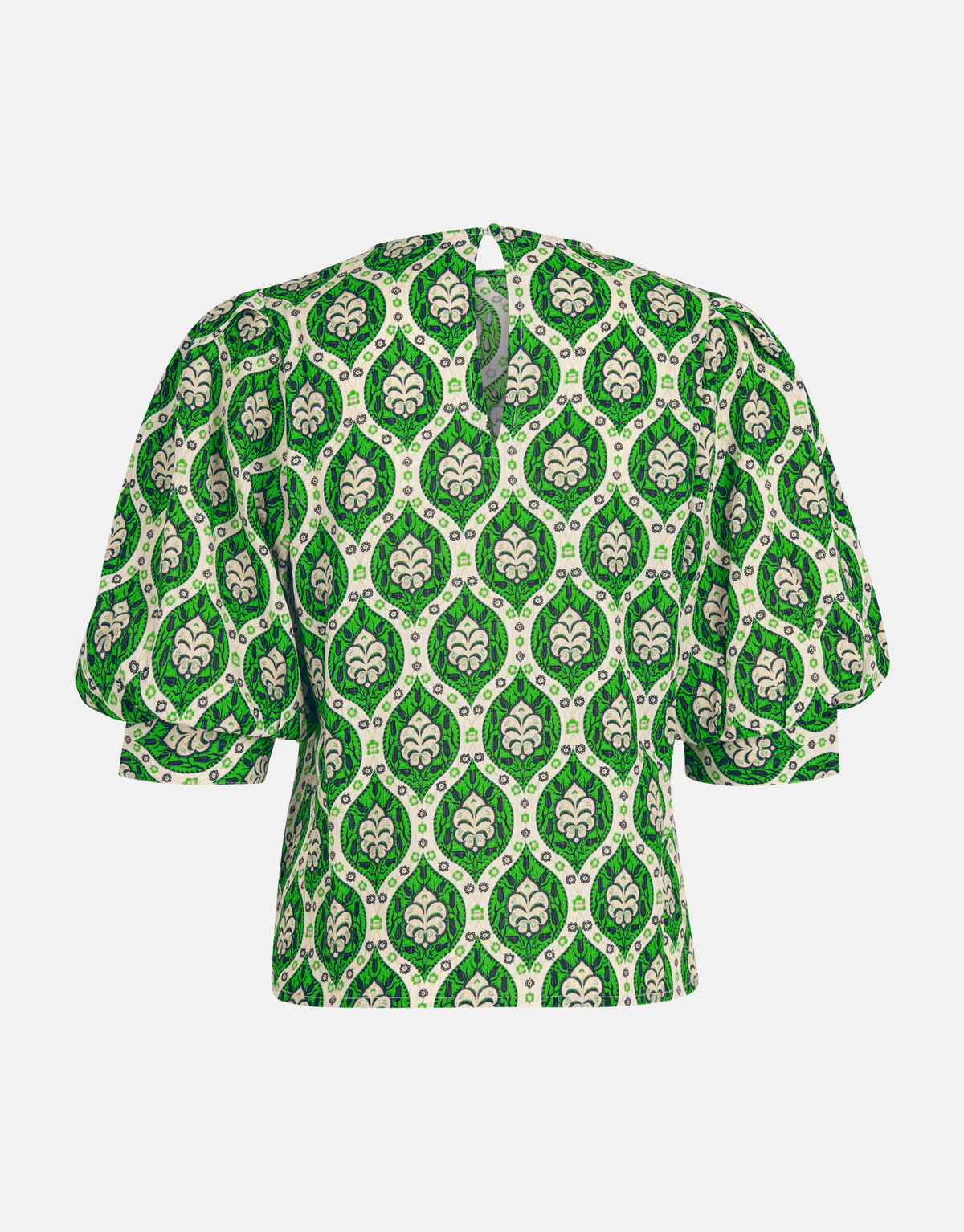 Grafische Lurex Top Groen SHOEBY WOMEN
