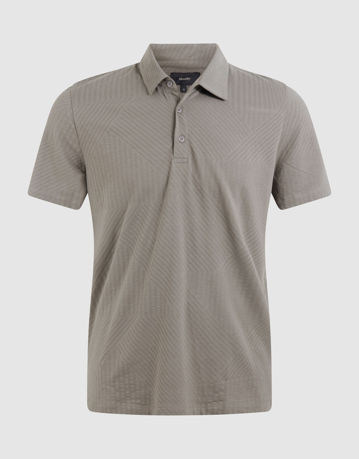 Jacquard Polo Donkergroen SHOEBY MEN