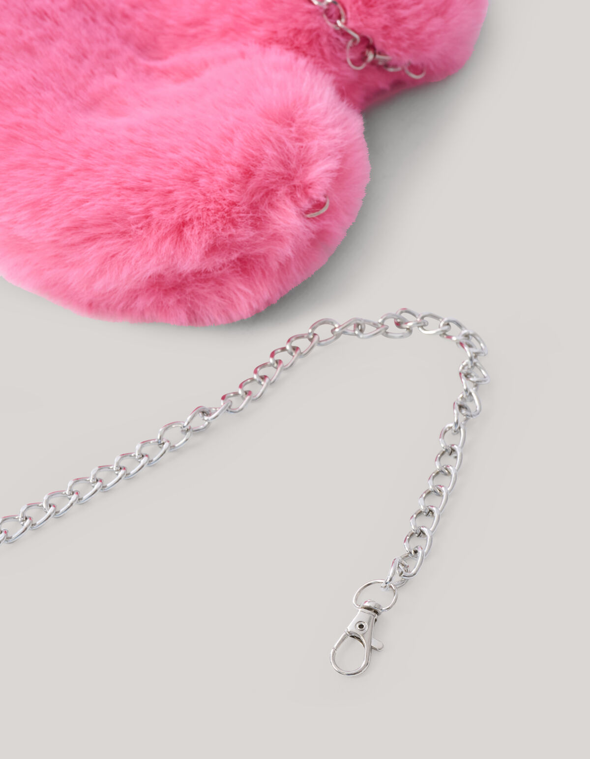 Fur Heart Tas Roze SHOEBY ACCESSOIRES