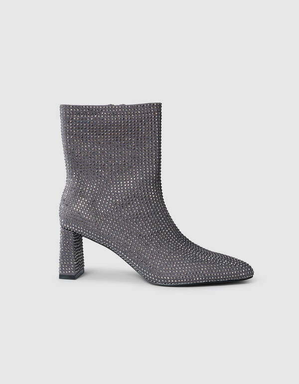 Strass Laarzen Grijs SHOEBY SHOES