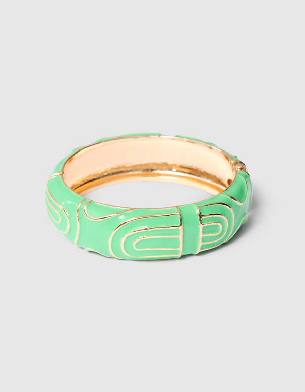 Bangle Armband Groen By Lizzy SHOEBY ACCESSOIRES