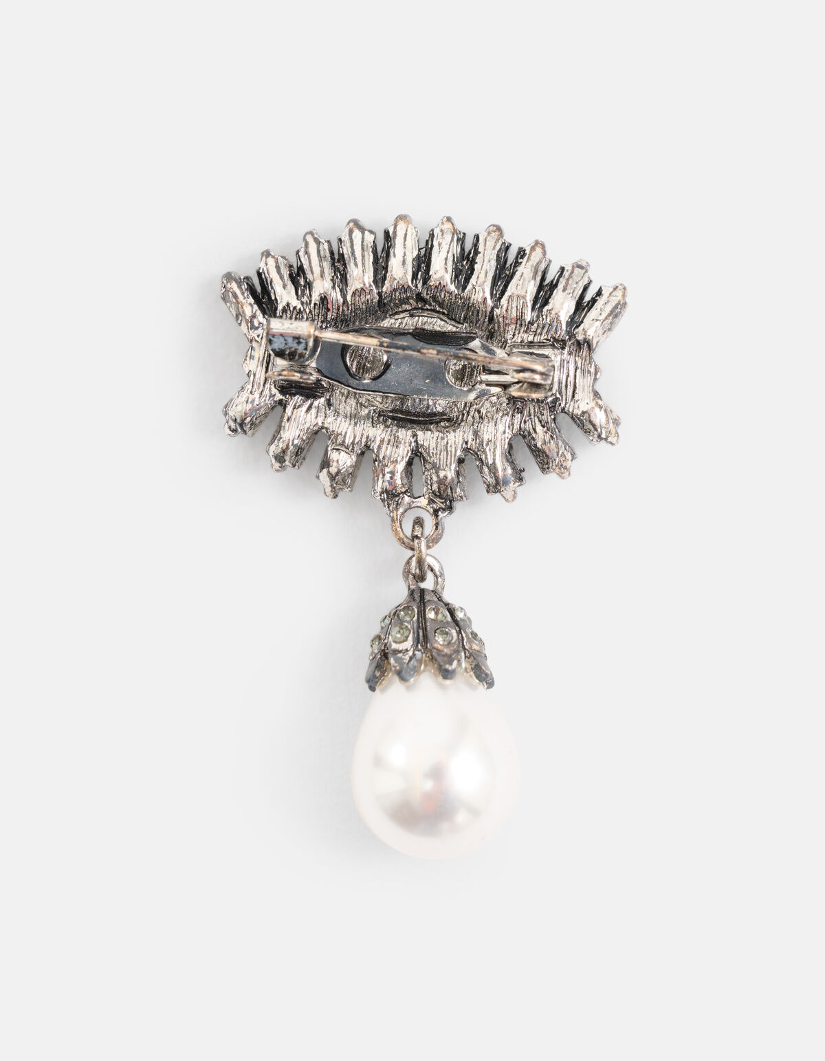 Parel Broche Zilver SHOEBY ACCESSOIRES