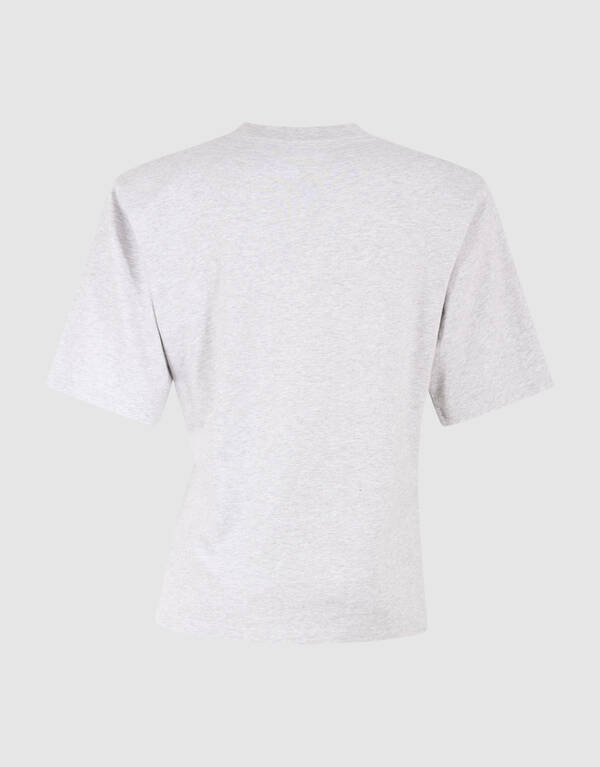 Oversized Knot T-shirt Lichtgrijs By Monica SHOEBY WOMEN