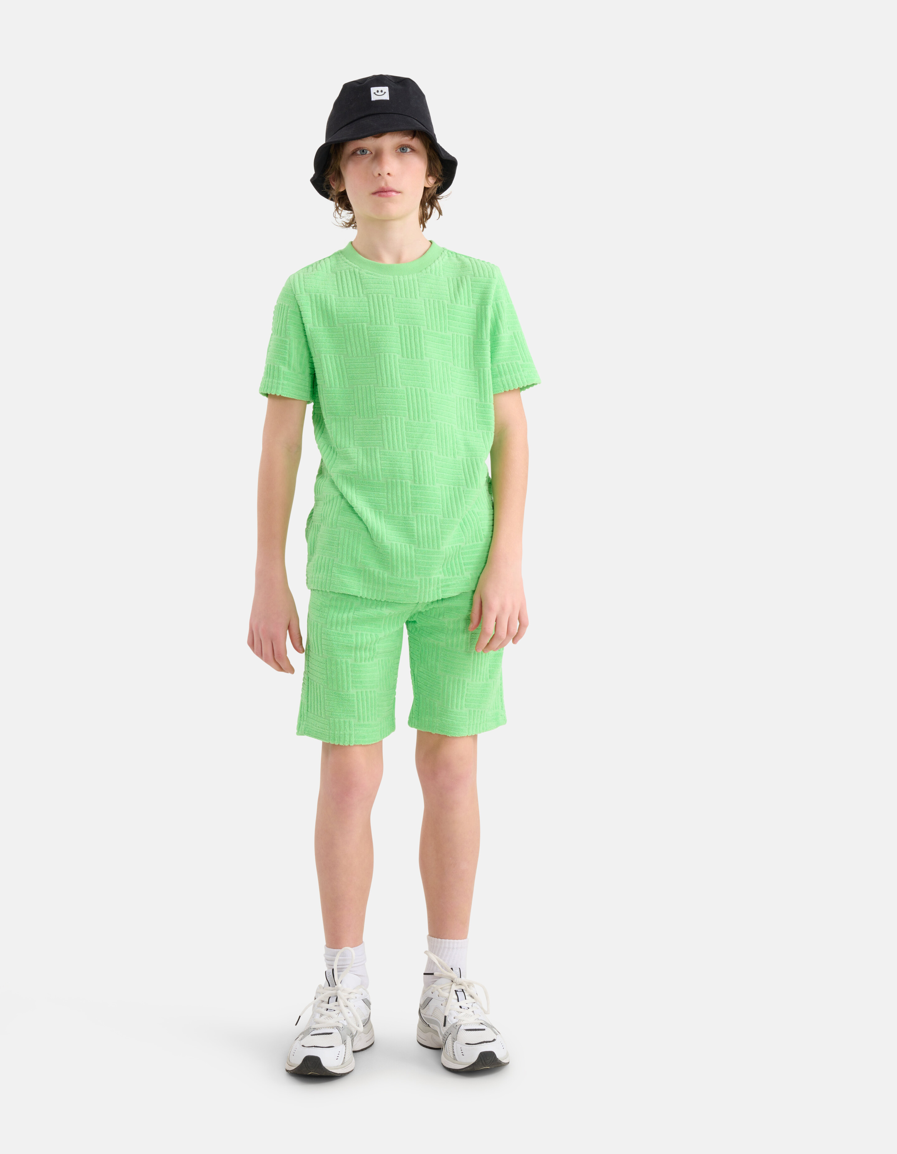 Towelling Short Groen SHOEBY BOYS