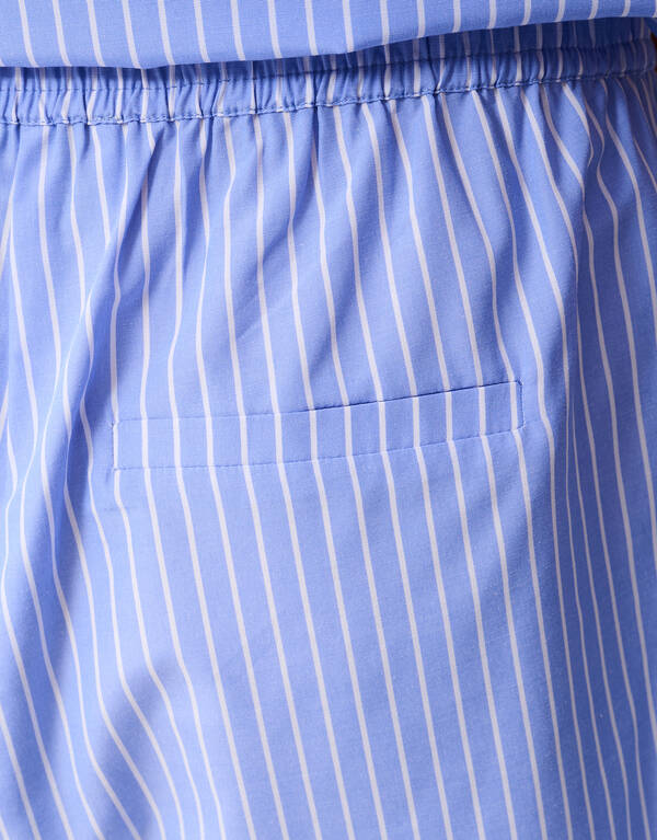 Striped Sequin Short Blauw SHOEBY WOMEN