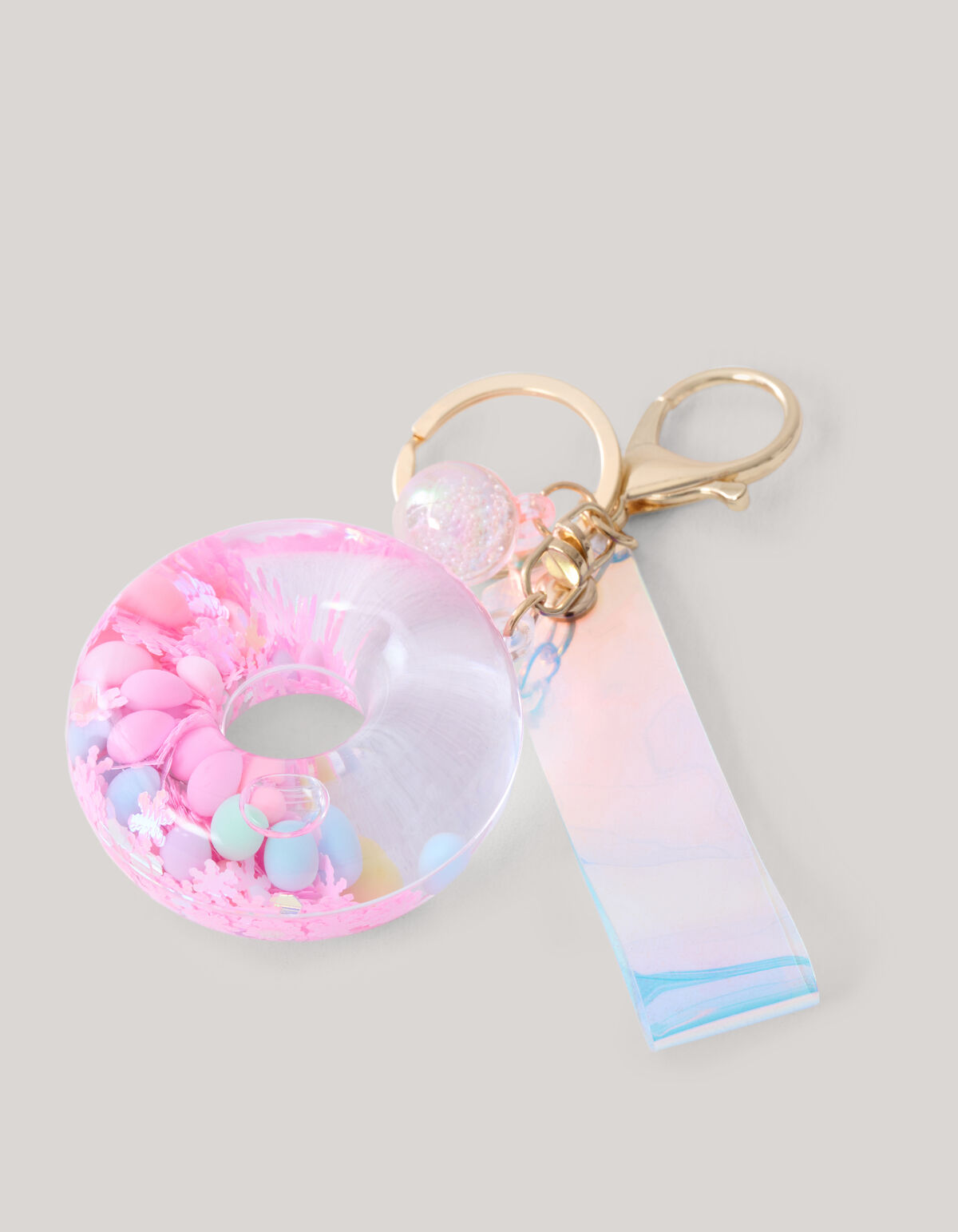 Donut Sleutelhanger Roze SHOEBY ACCESSOIRES