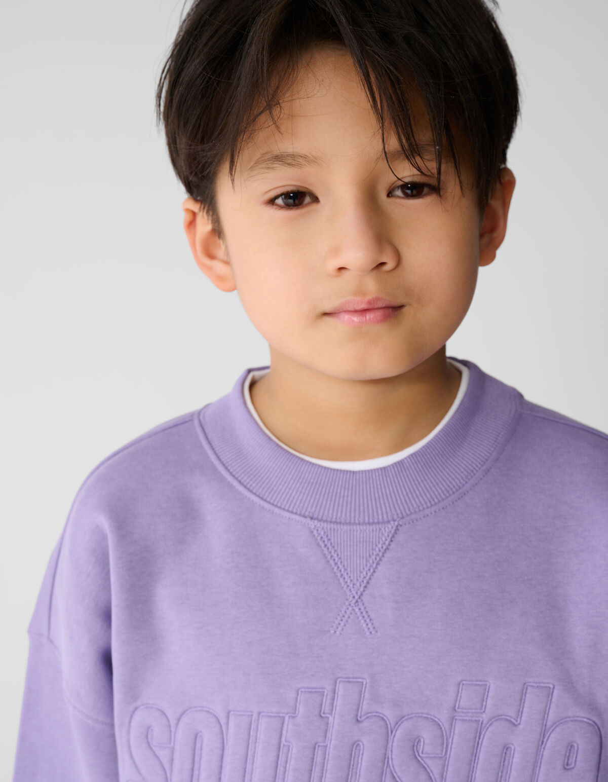 Southside Artwork Sweater Lichtpaars SHOEBY BOYS