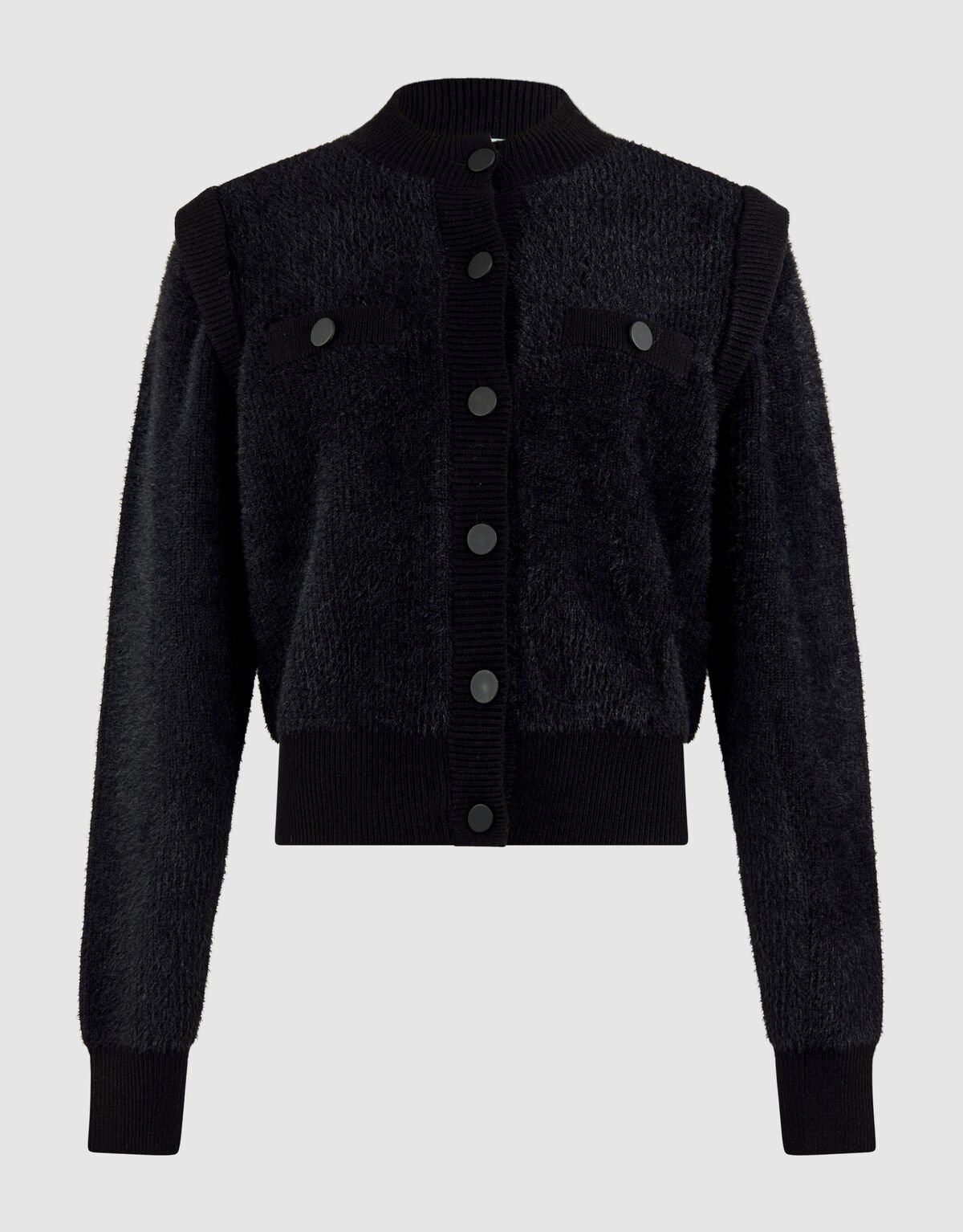 Button Vest Zwart By Mieke SHOEBY WOMEN