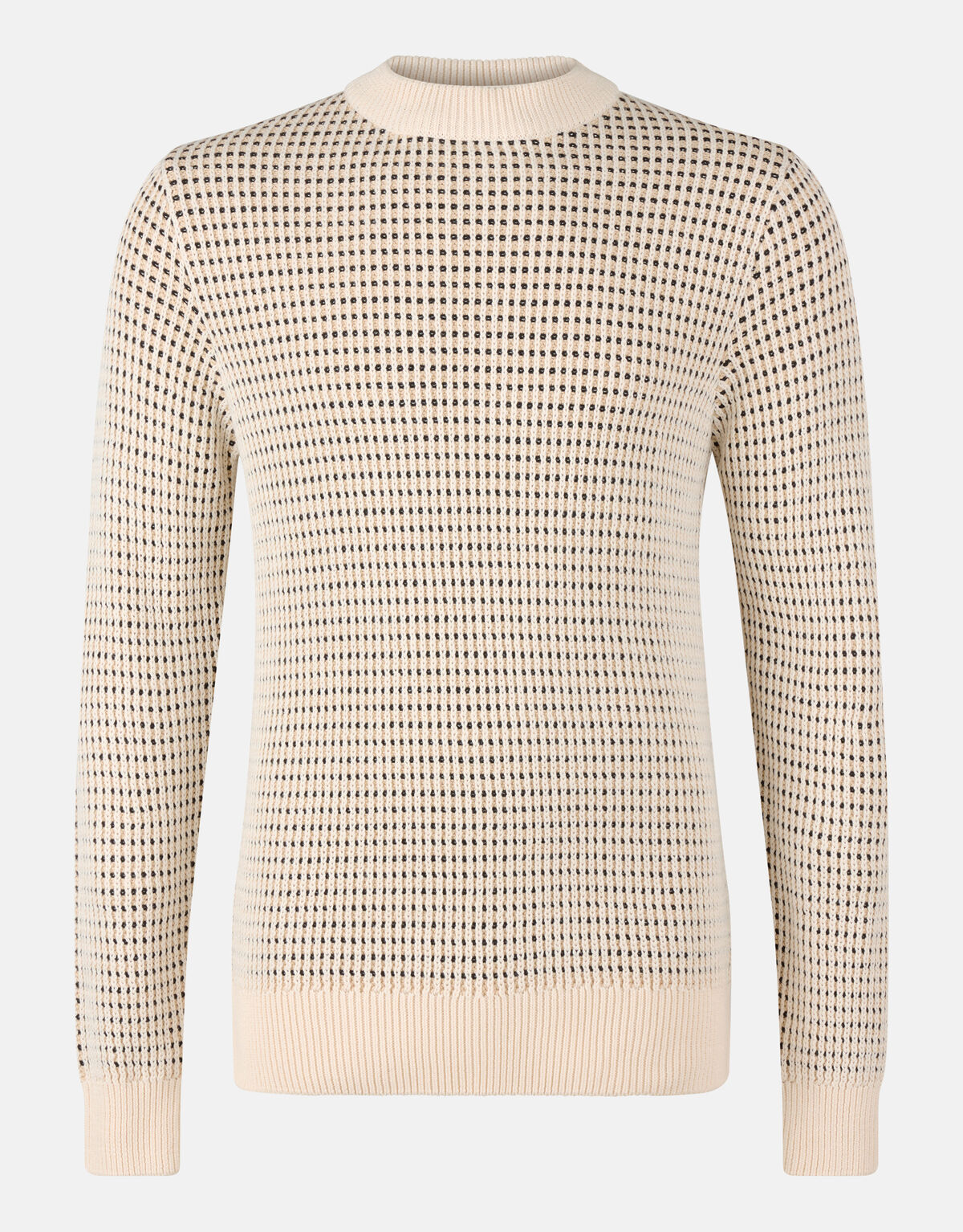 Gedetailleerde Gebreide Trui Beige SHOEBY MEN