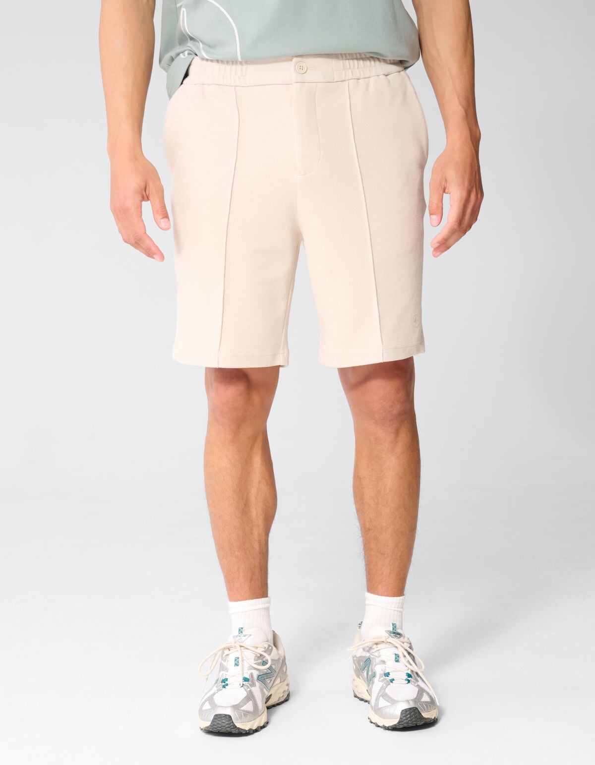 Structuur Regular Fit Short Zand SHOEBY MEN