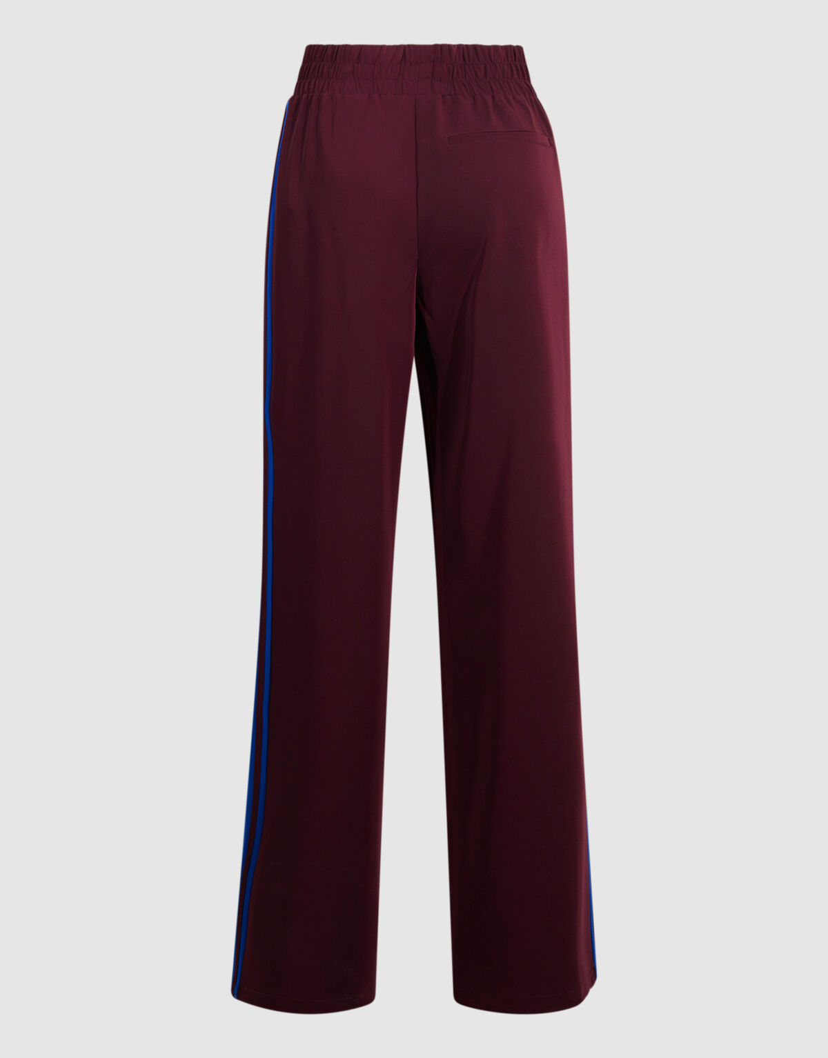 Sporty Wide Leg Broek Donkerrood SHOEBY WOMEN