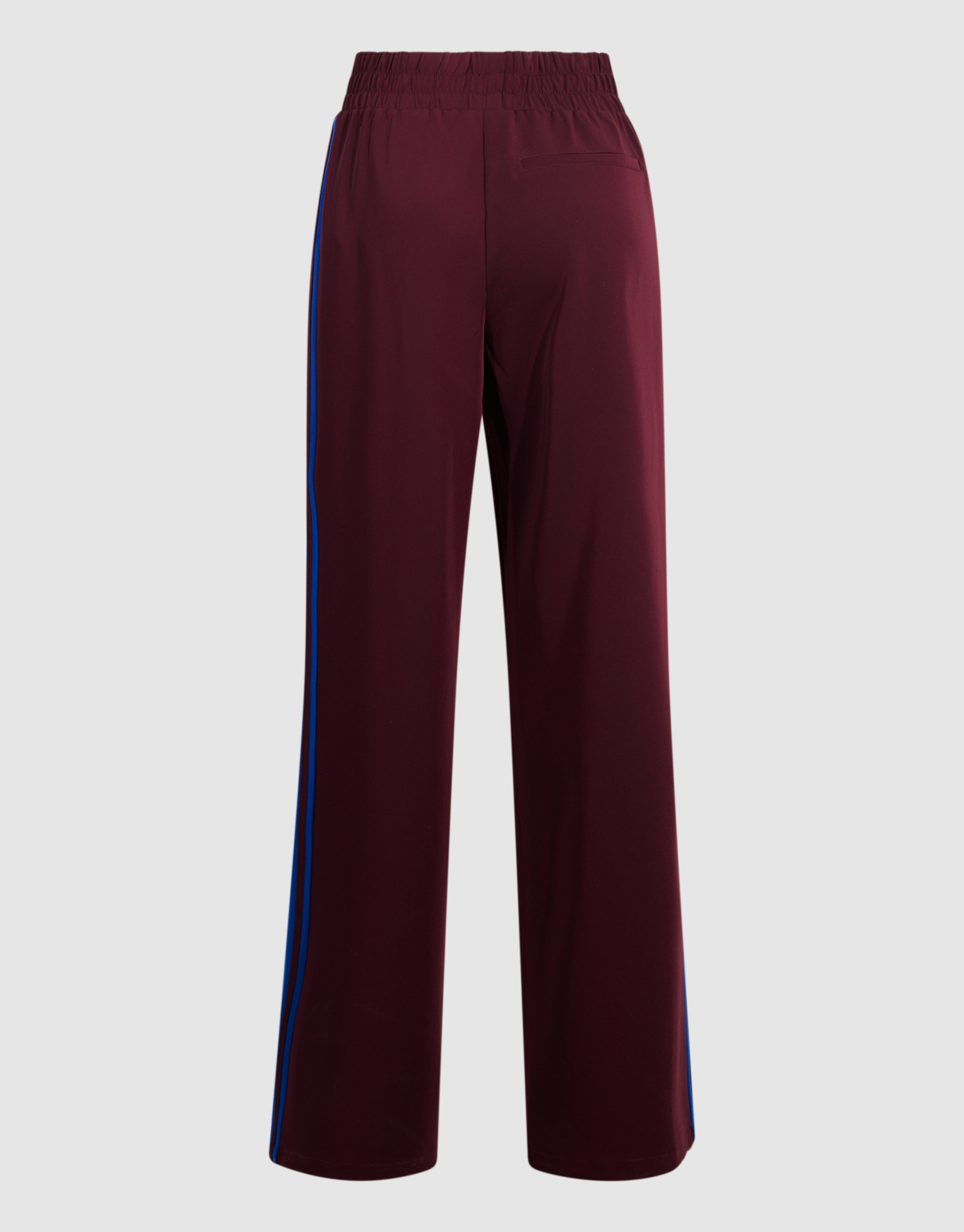 Sporty Wide Leg Broek Donkerrood SHOEBY WOMEN