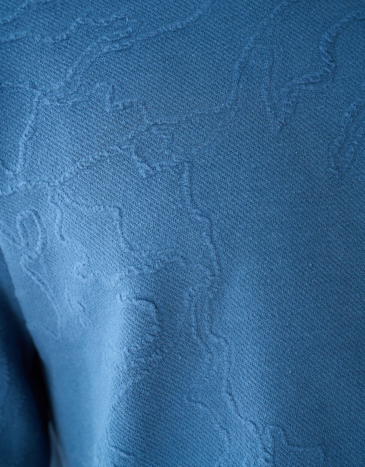 Structuur Sweater Blauw SHOEBY MEN