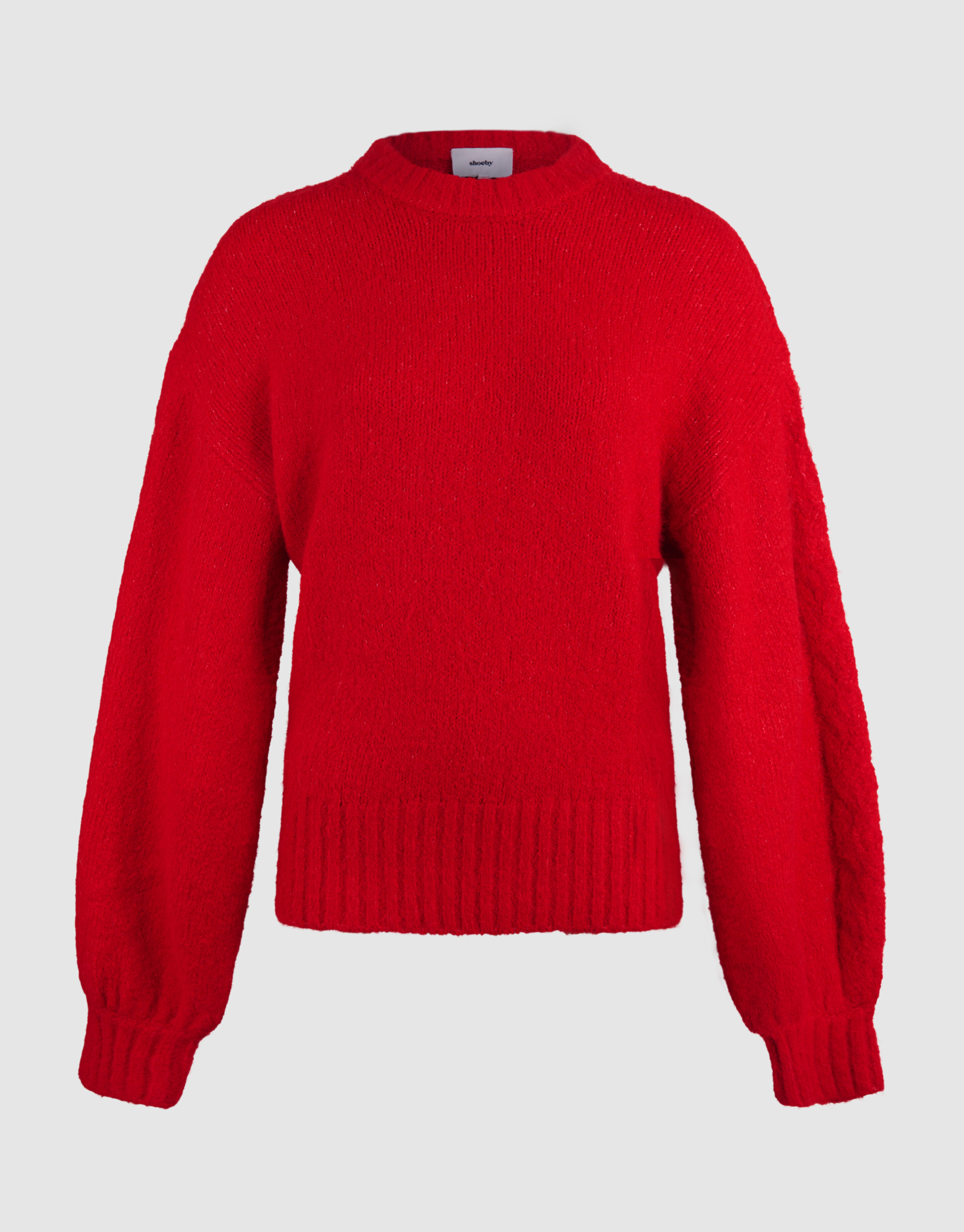 Harige Oversized Trui Rood SHOEBY WOMEN
