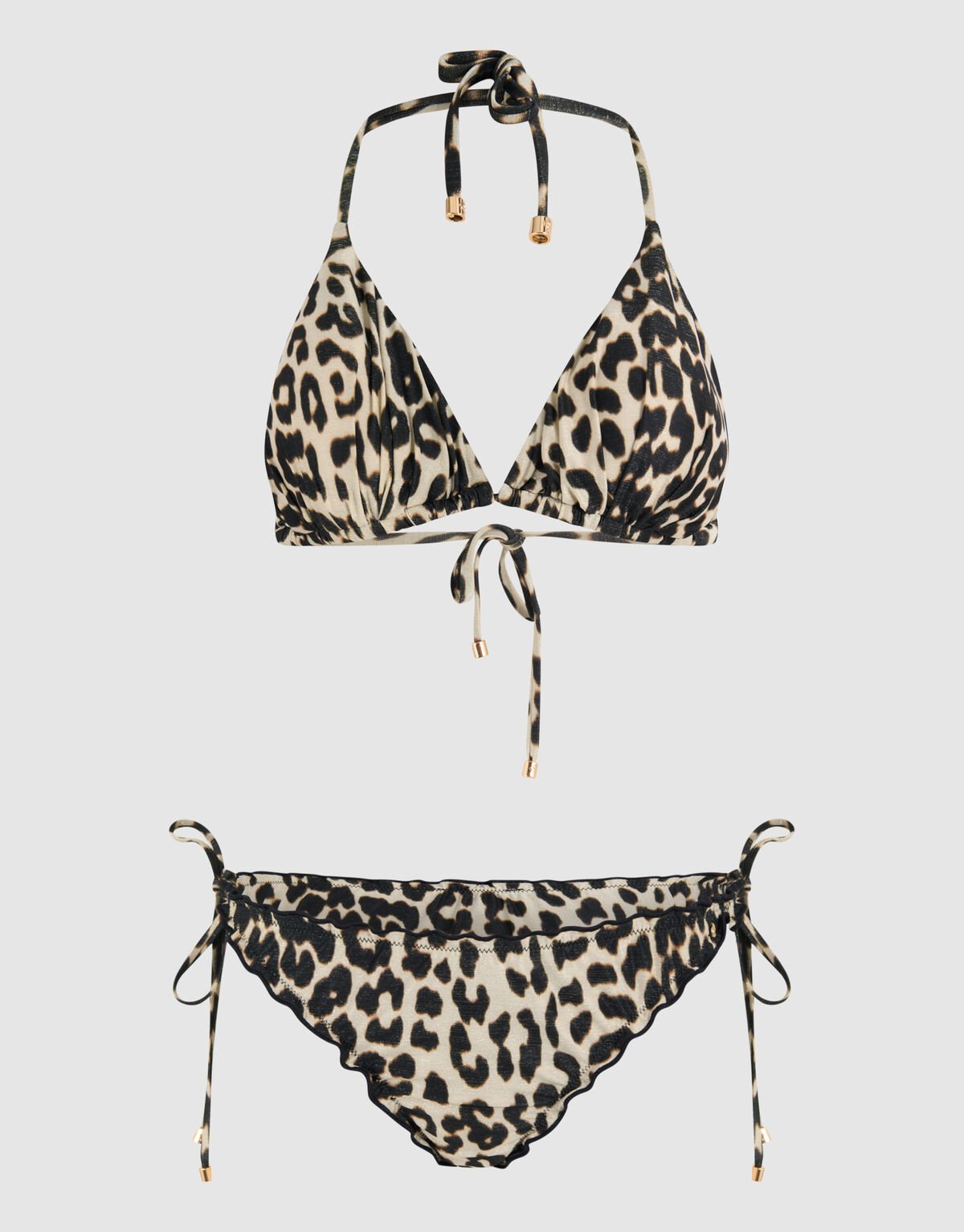 Leopard Bikini Top Bruin SHOEBY ACCESSOIRES