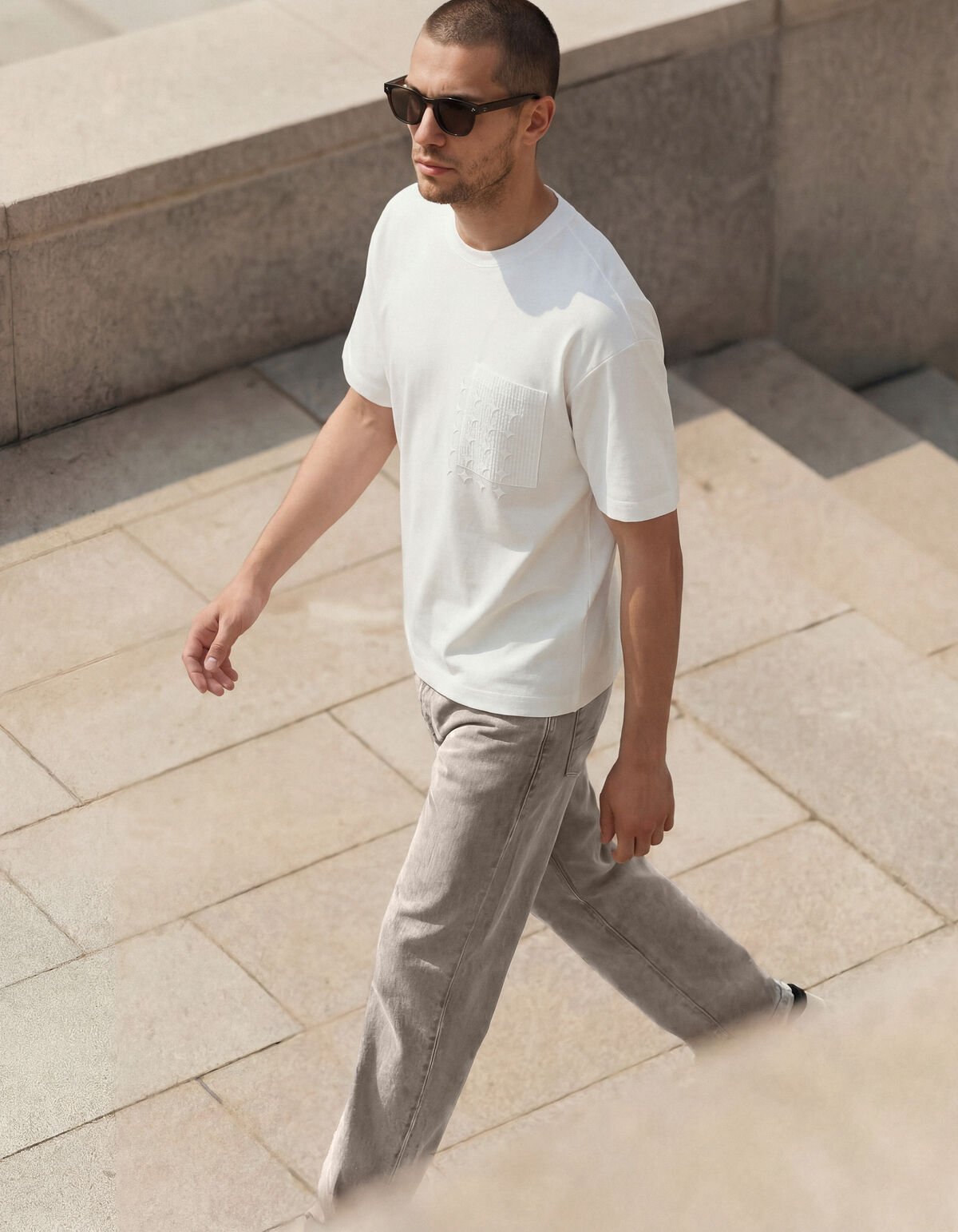 Spark Pocket T-shirt Wit SHOEBY MEN