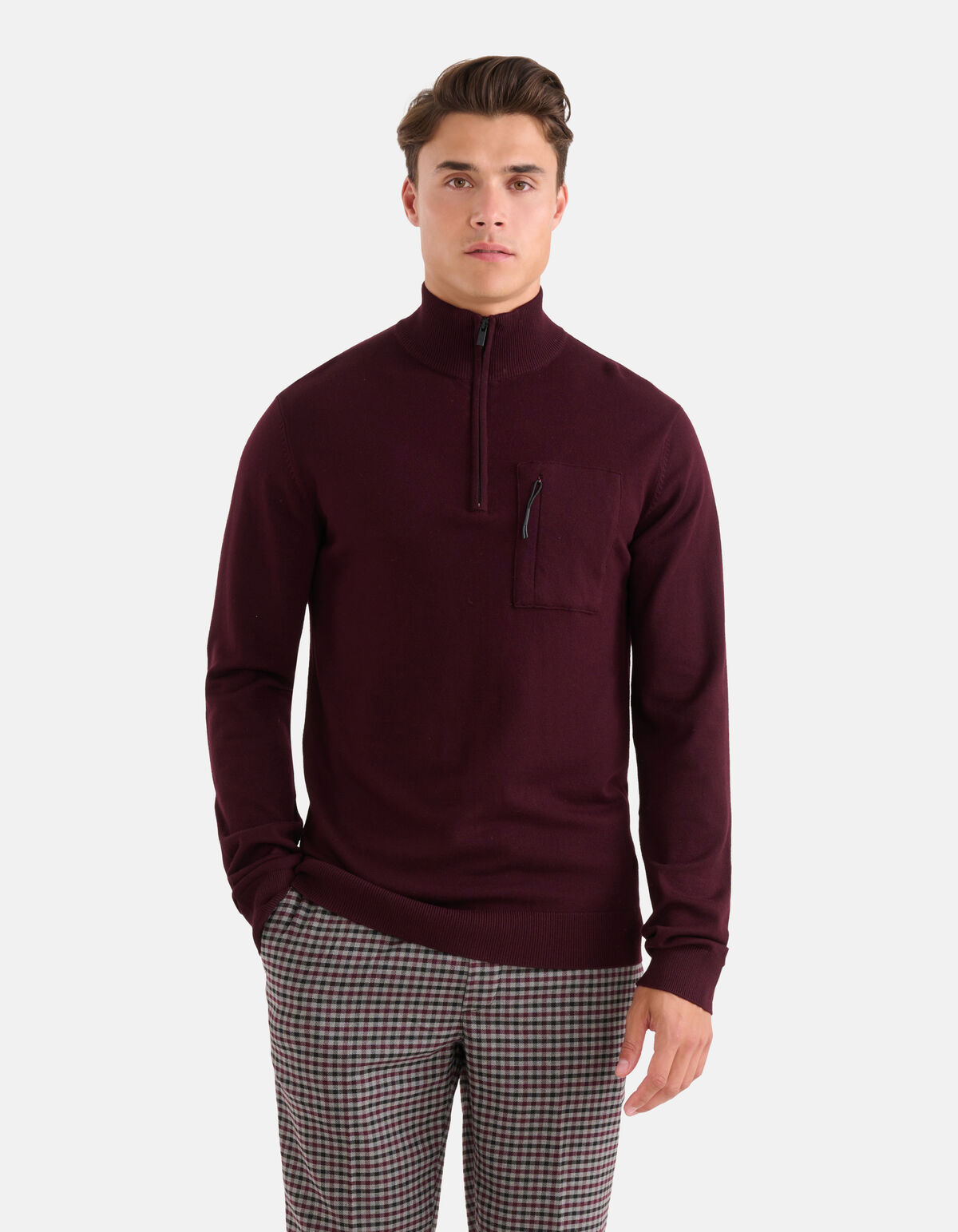 Zipper Coltrui Paars SHOEBY MEN