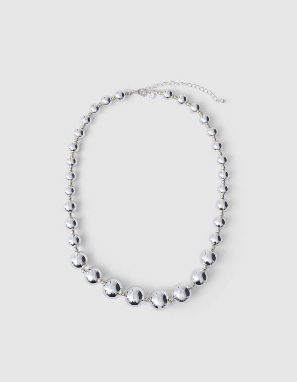Beaded Ketting Zilver SHOEBY ACCESSOIRES