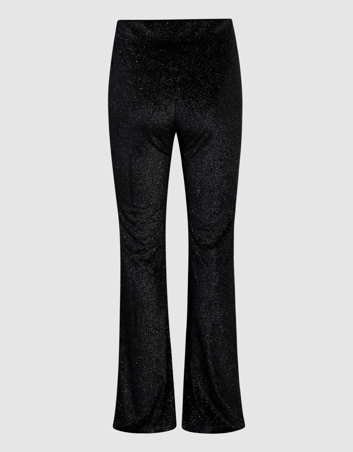 Glitter Split Flared Legging Zwart SHOEBY GIRLS