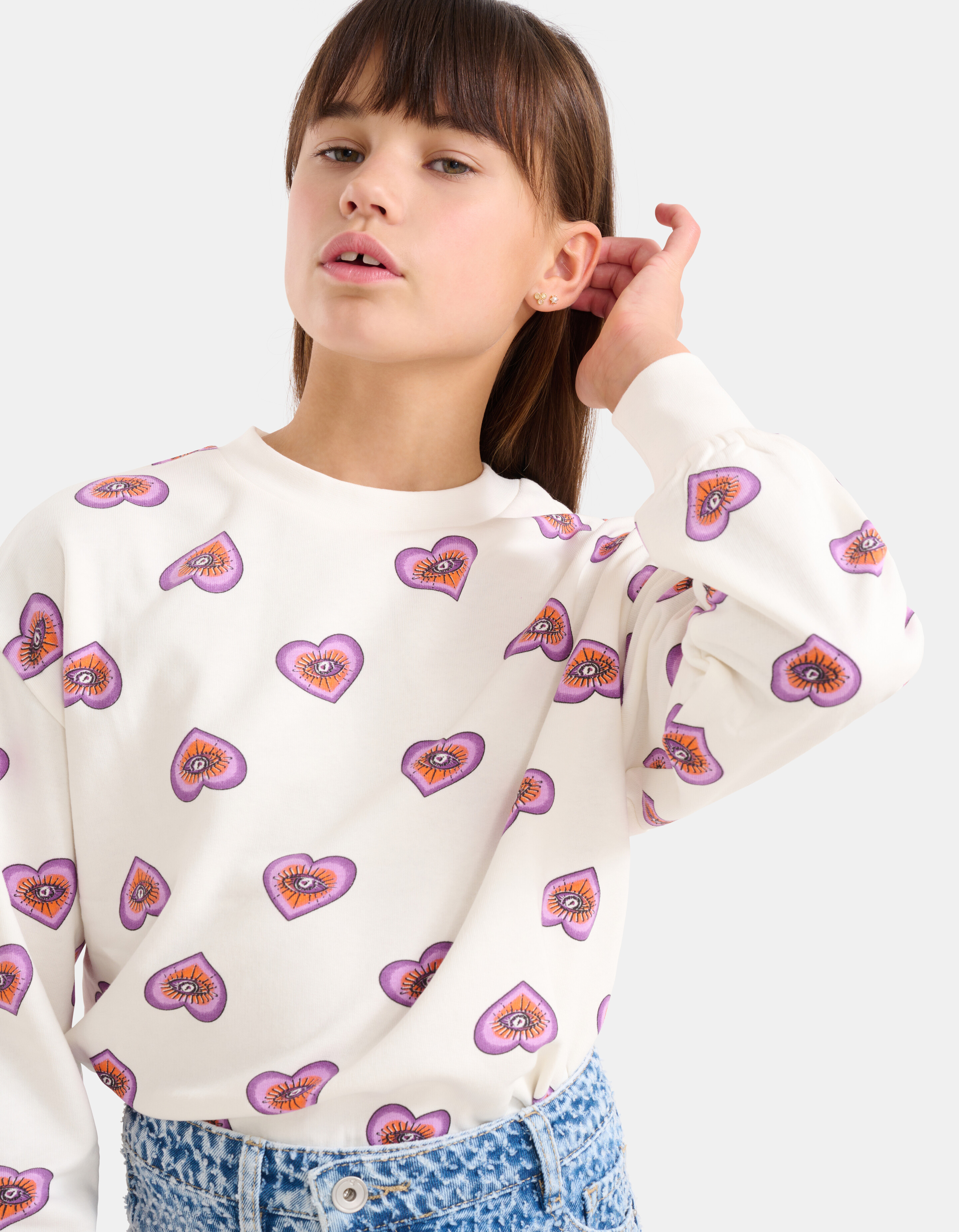 Heart Sweater Wit SHOEBY GIRLS