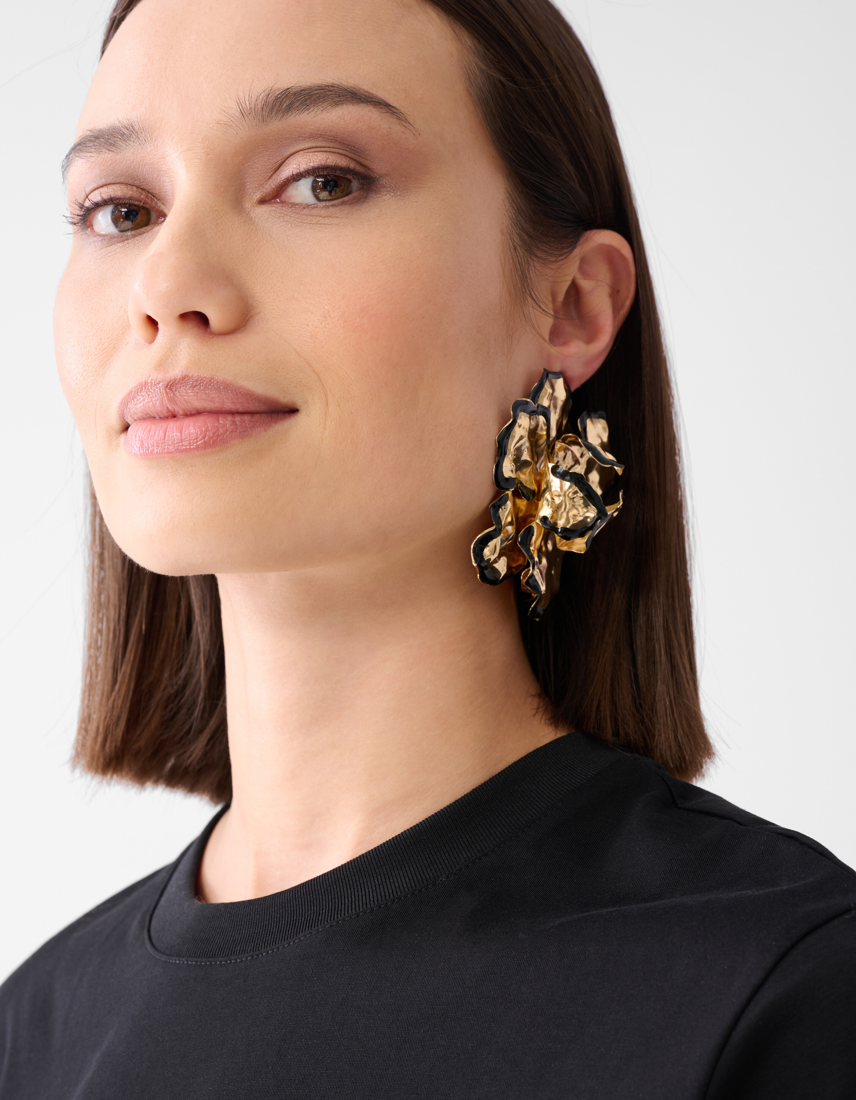 Big Flower Oorbellen Goud SHOEBY ACCESSOIRES