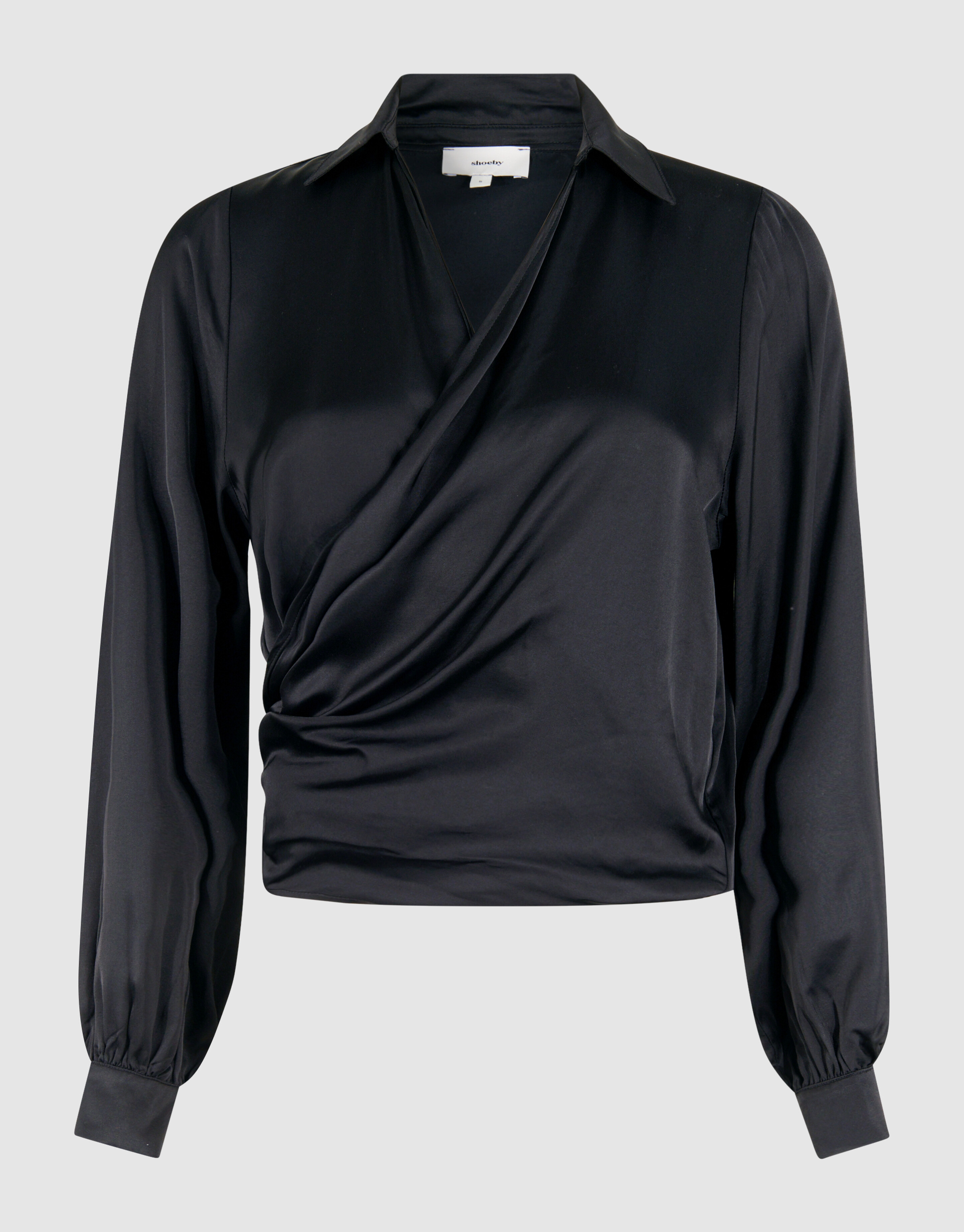 Knot Blouse Zwart SHOEBY WOMEN