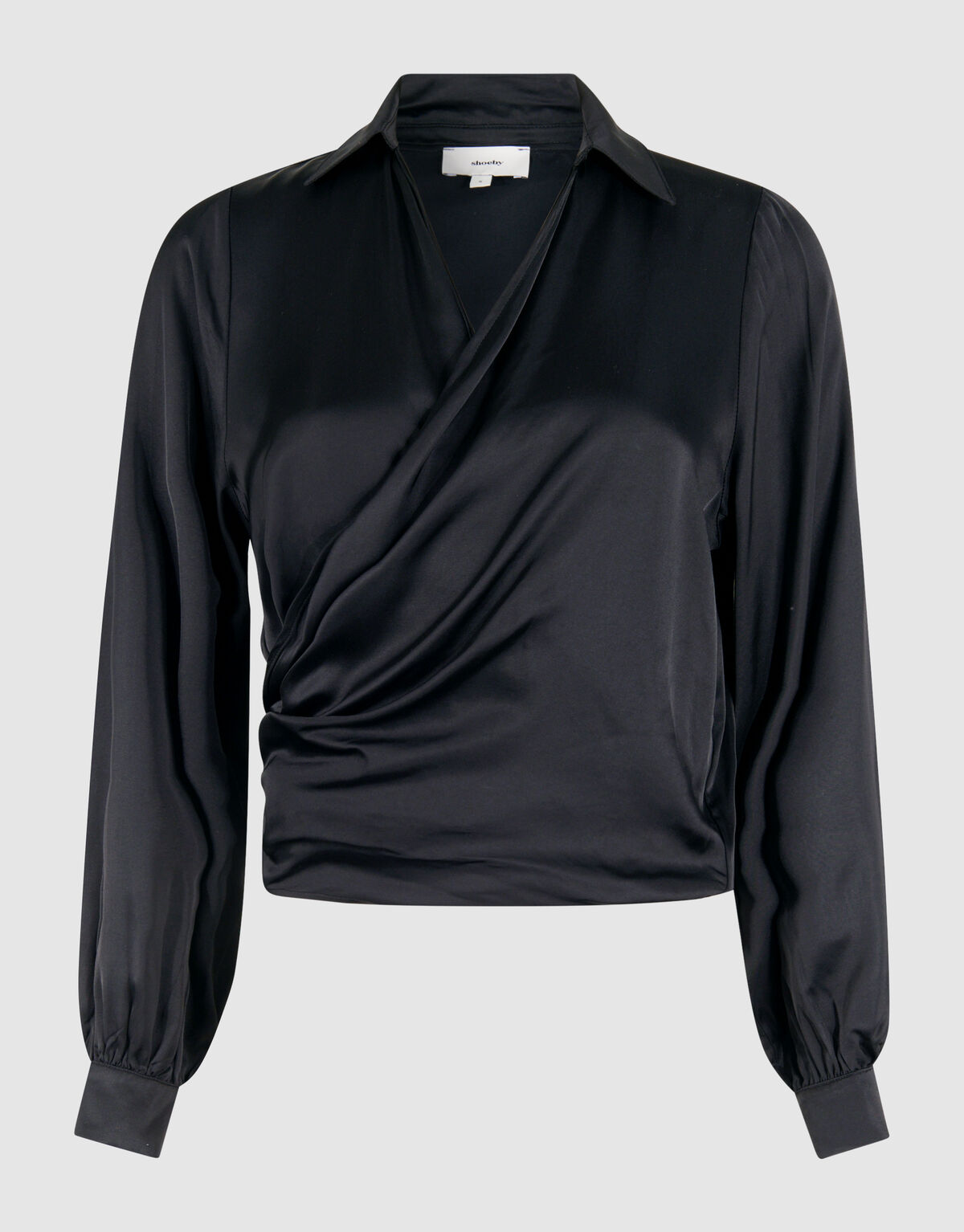 Knot Blouse Zwart SHOEBY WOMEN