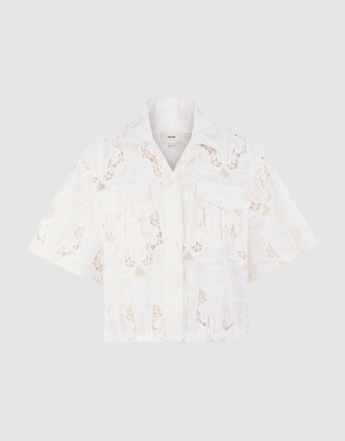 Embroidery Blouse Gebroken Wit SHOEBY WOMEN