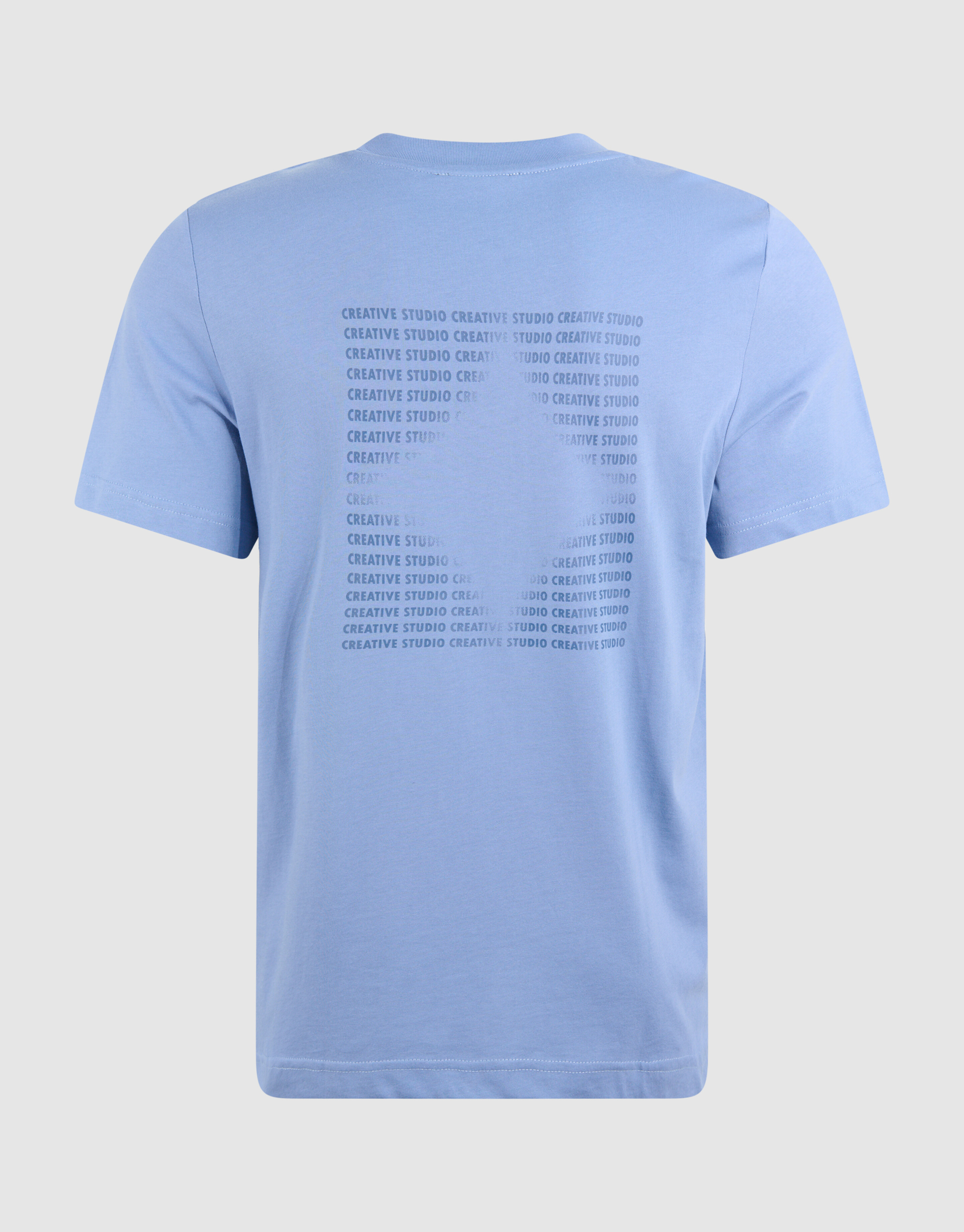 Tekst Artwork T-shirt Lichtblauw SHOEBY MEN