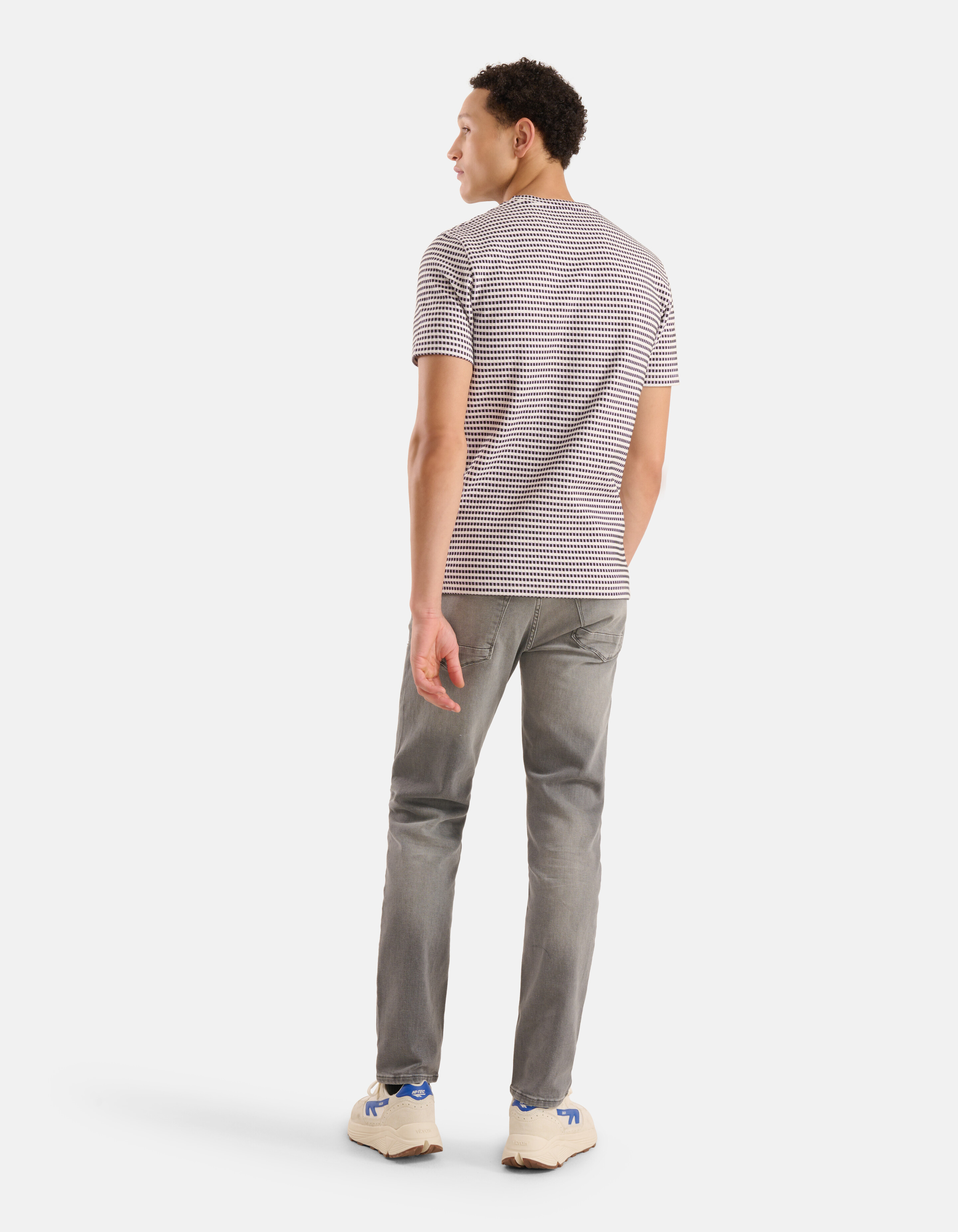 Structuur T-shirt Lichtpaars SHOEBY MEN