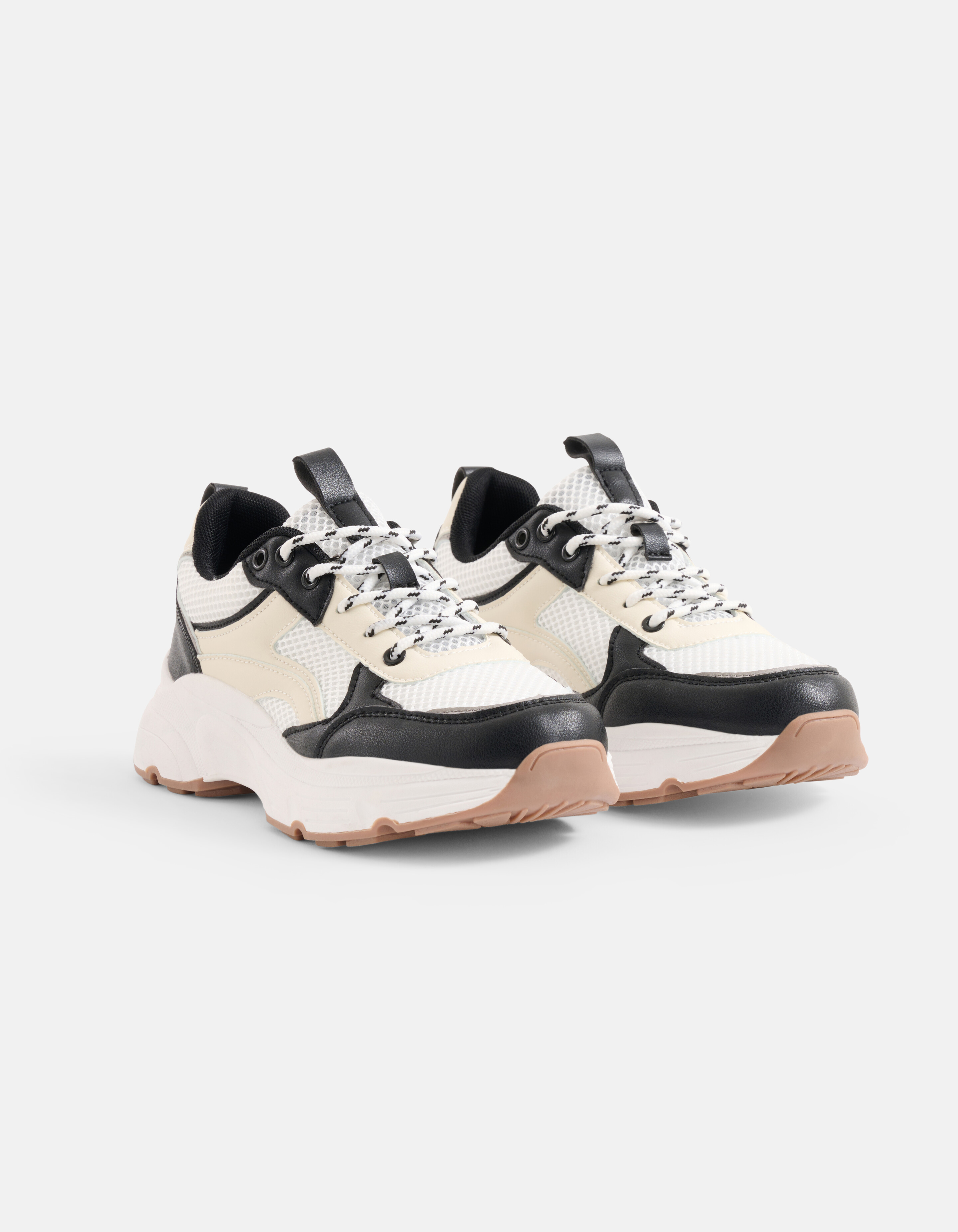 Chunky Sneaker Wit/Zwart SHOEBY SHOES