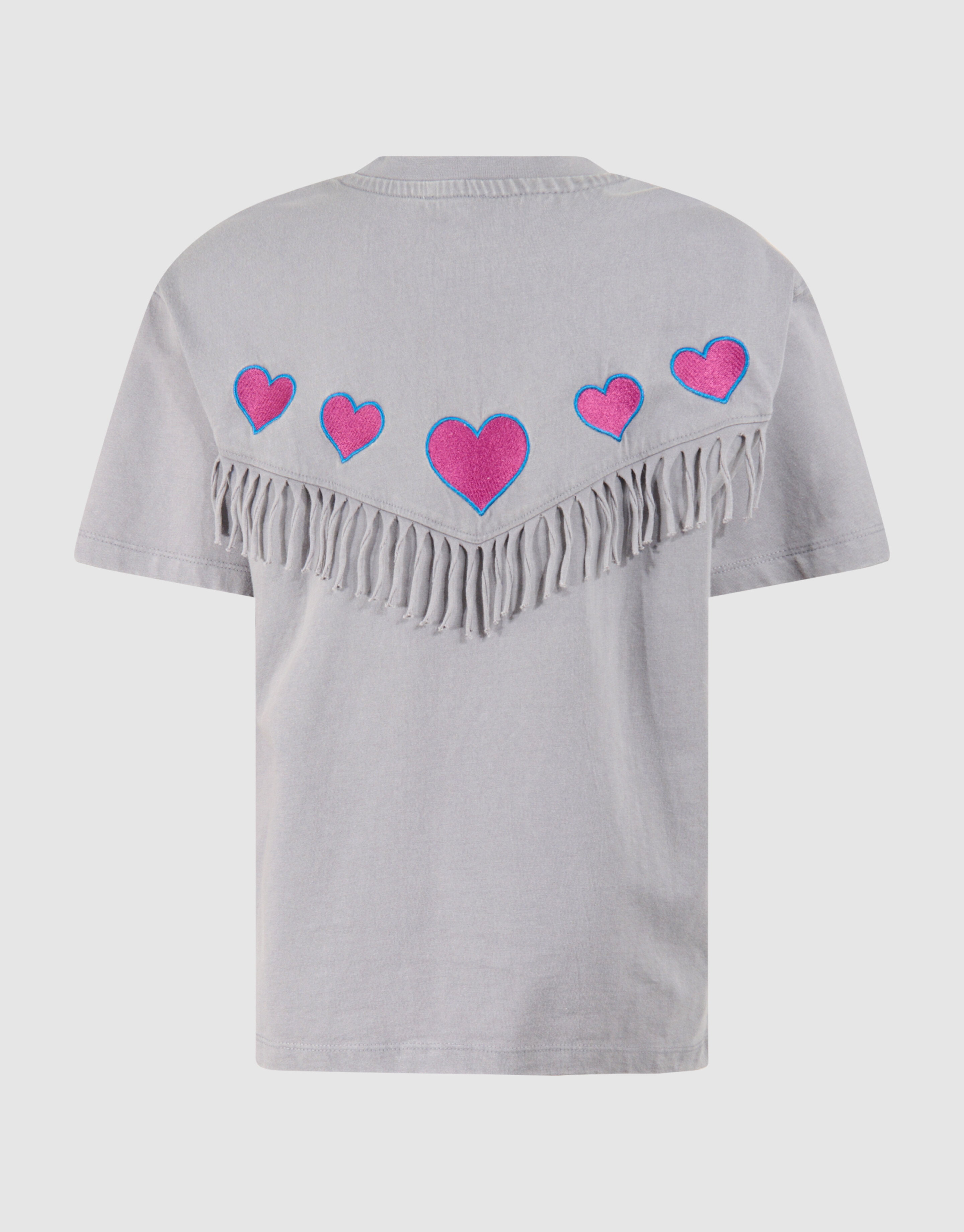Heart T-shirt Lichtgrijs SHOEBY GIRLS