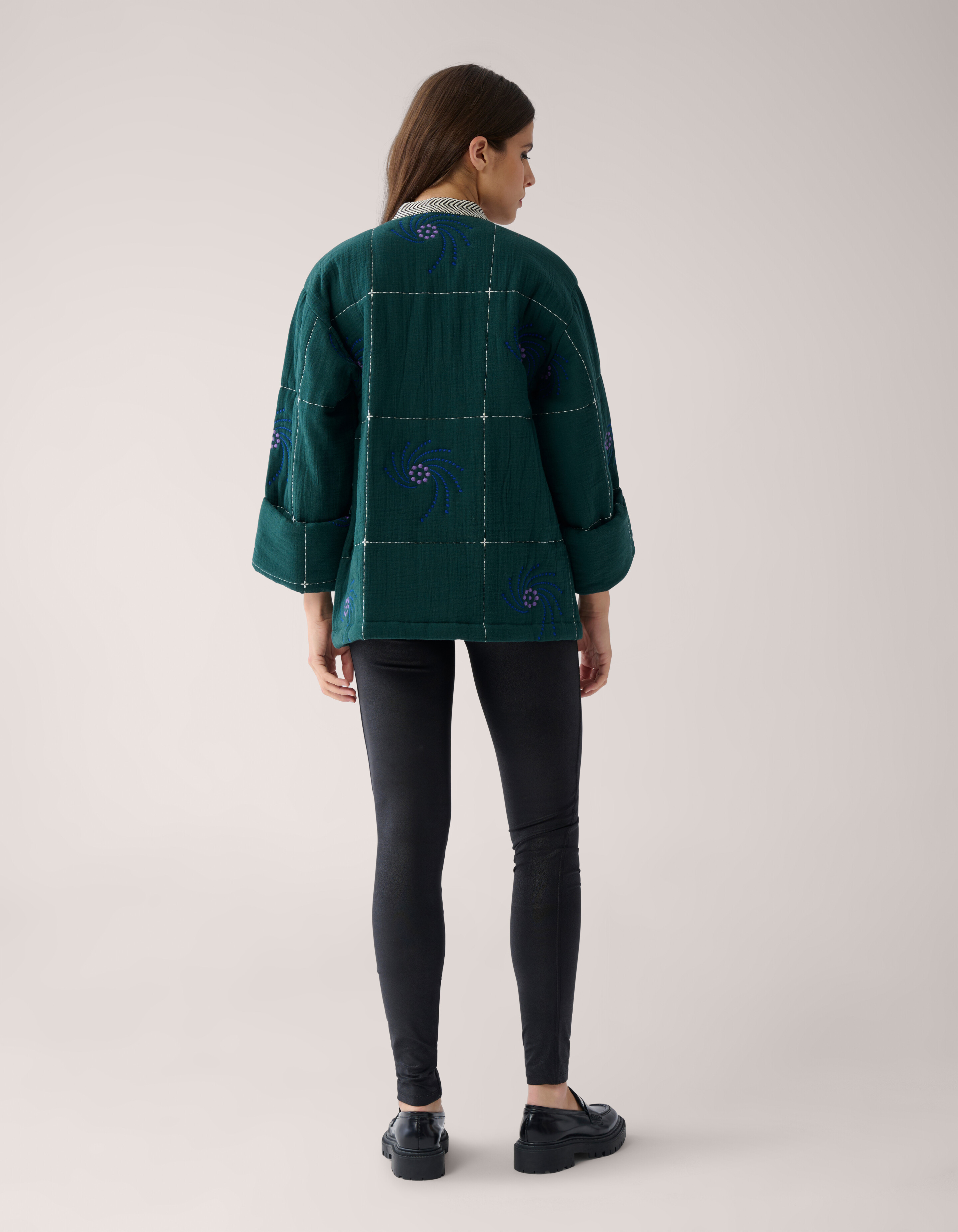 Embroidery Jack Groen By Mieke SHOEBY WOMEN